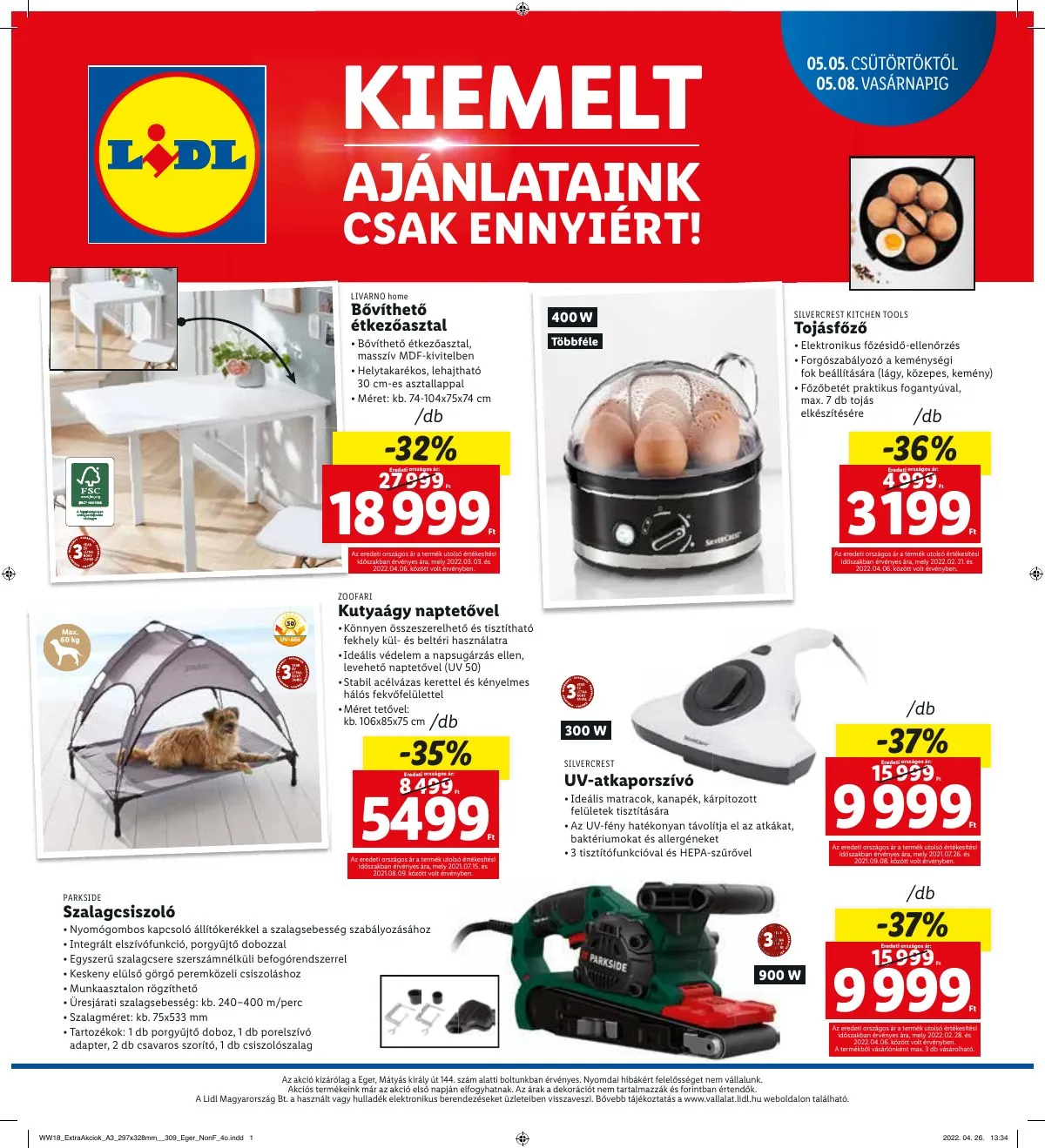 Lidl akciós újság Eger 05.05–05.08 – 4. oldal