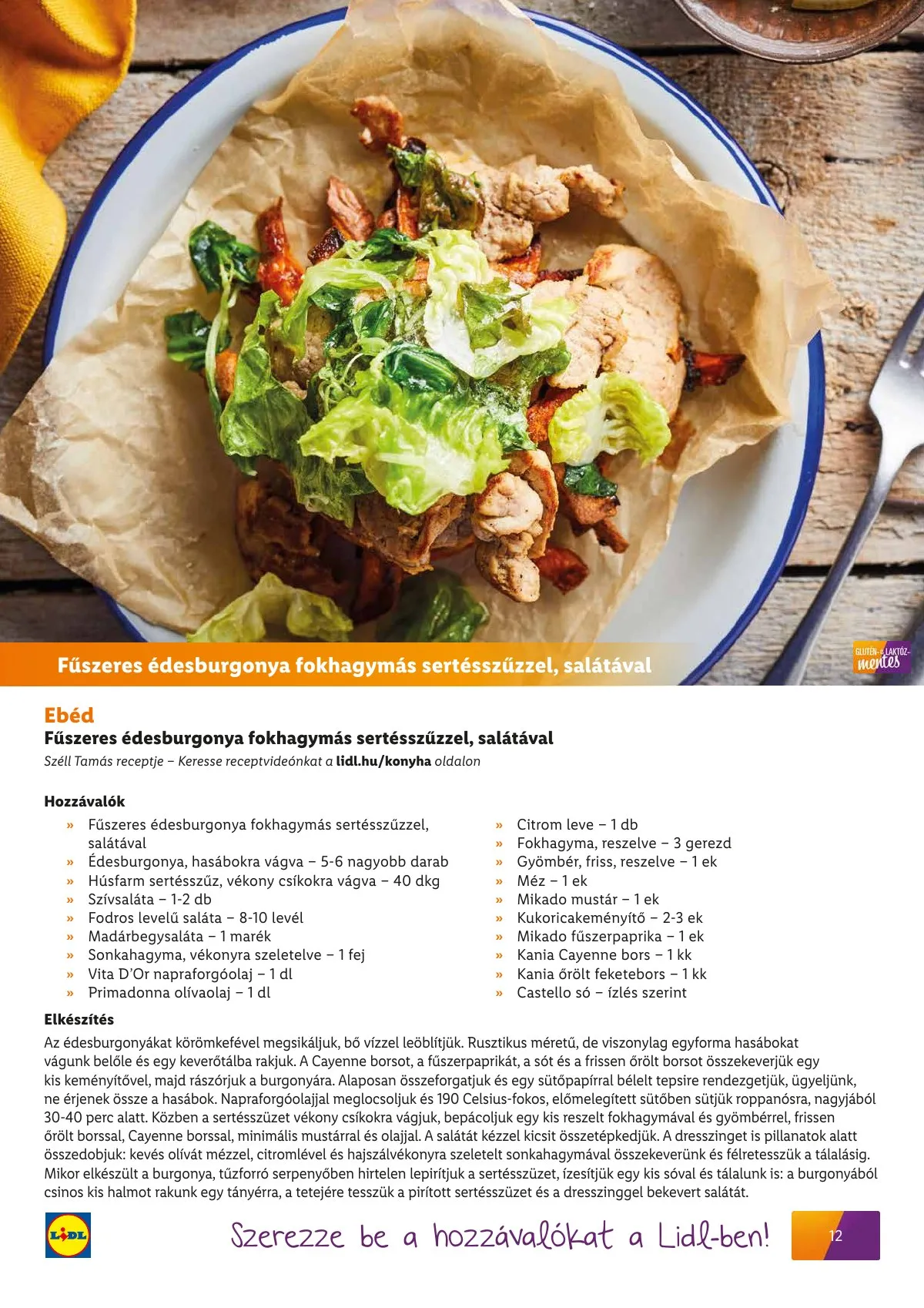 Lidl akciós újság Egeszsegtudatos taplalkozas Gluten laktozmentes 03.01–03.31 – 13. oldal