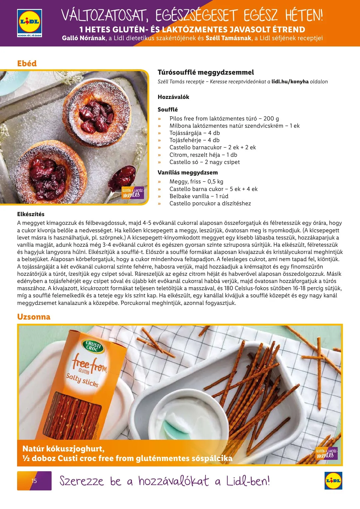 Lidl akciós újság Egeszsegtudatos taplalkozas Gluten laktozmentes 03.01–03.31 – 16. oldal