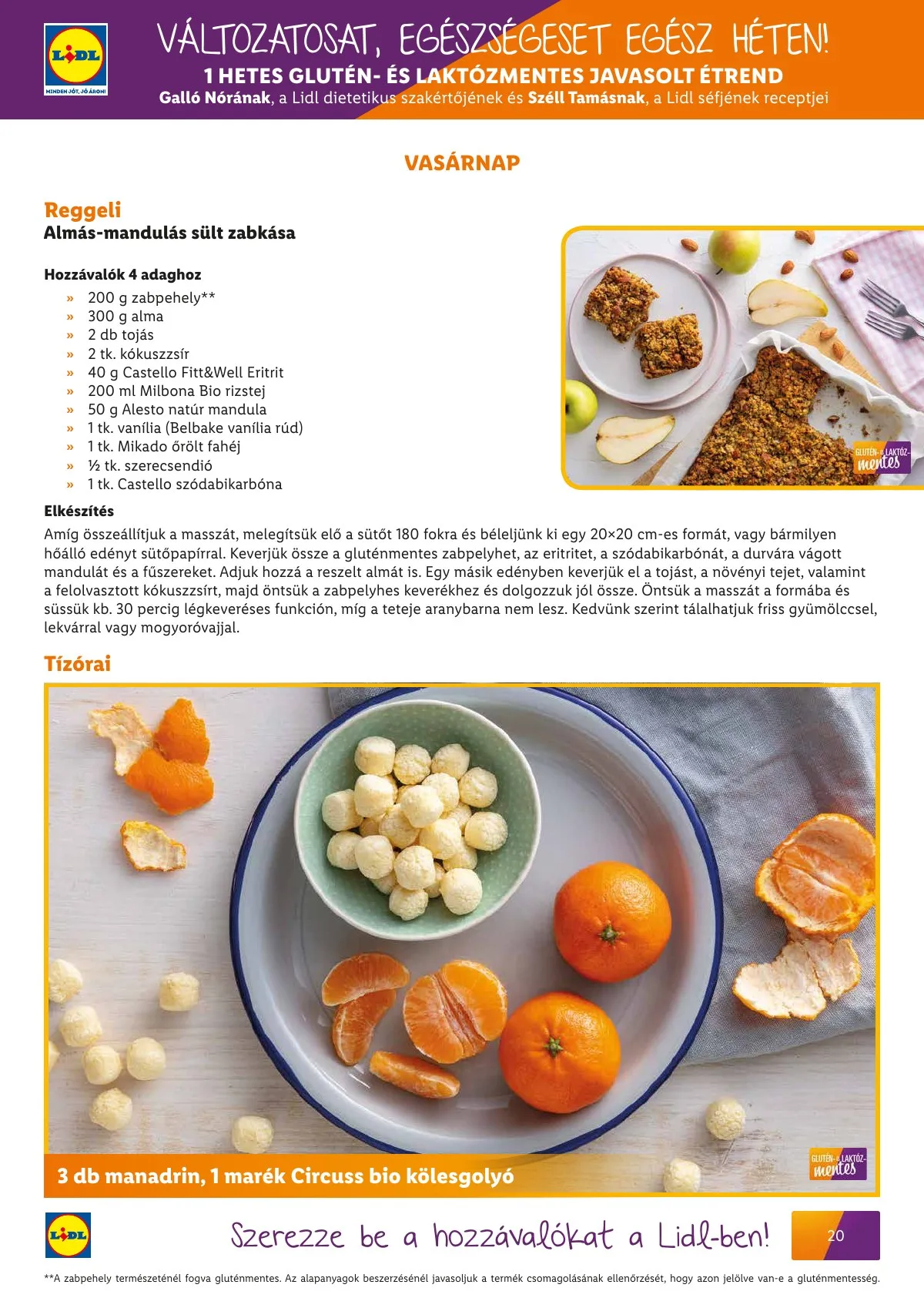 Lidl akciós újság Egeszsegtudatos taplalkozas Gluten laktozmentes 03.01–03.31 – 21. oldal