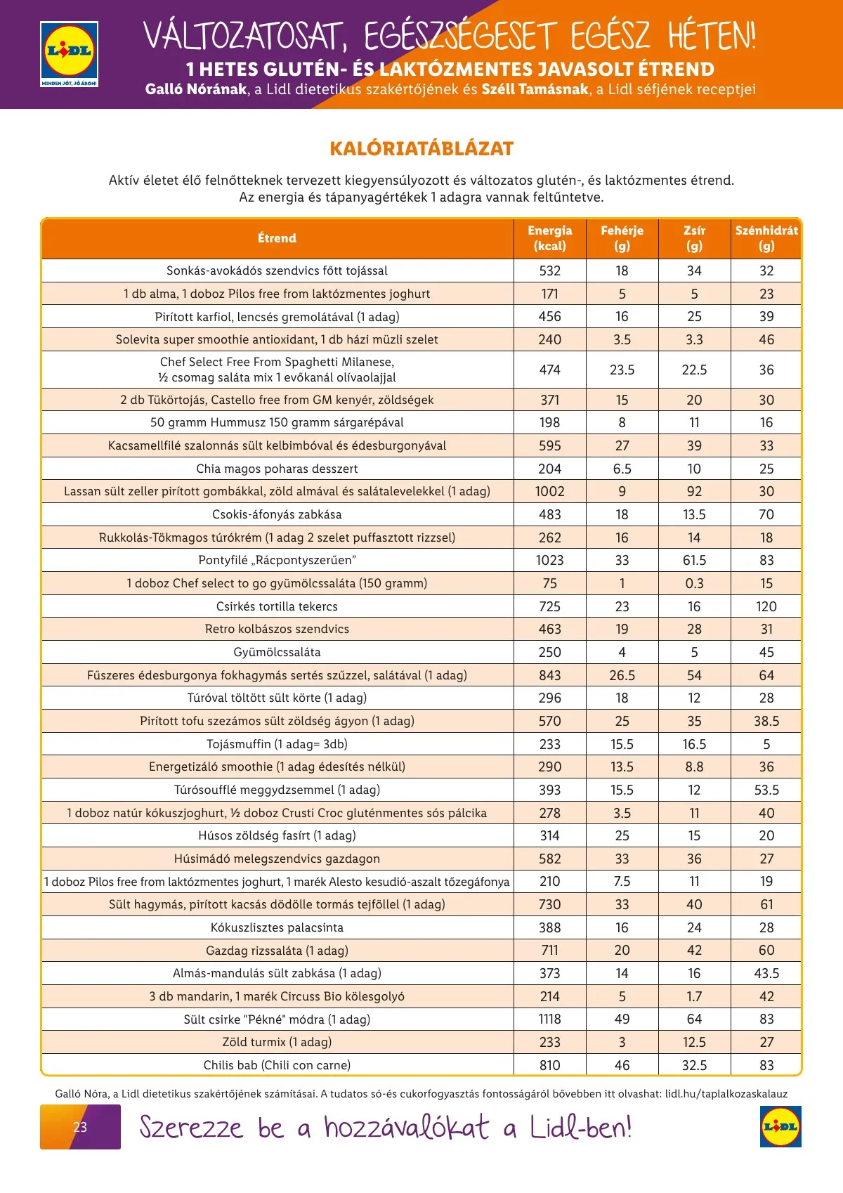 Lidl akciós újság Egeszsegtudatos taplalkozas Gluten laktozmentes 03.01–03.31 – 24. oldal