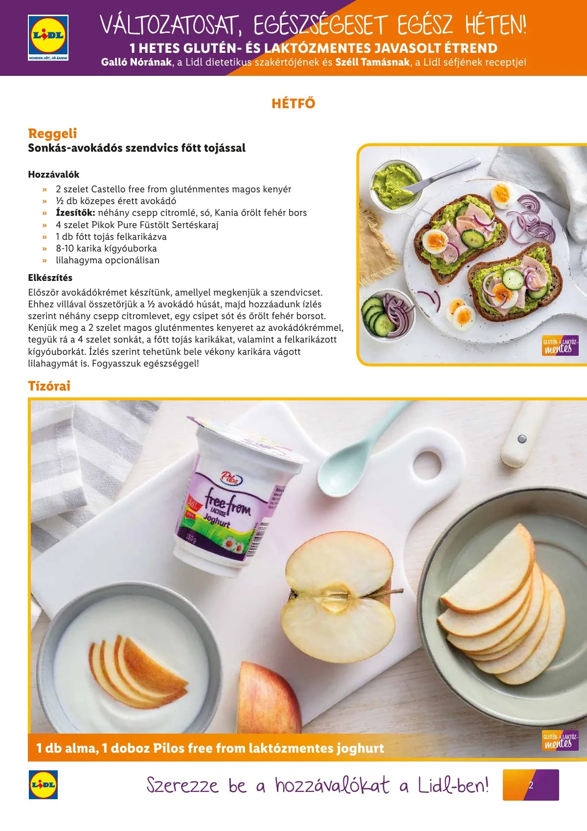 Lidl akciós újság Egeszsegtudatos taplalkozas Gluten laktozmentes 03.01–03.31 – 3. oldal