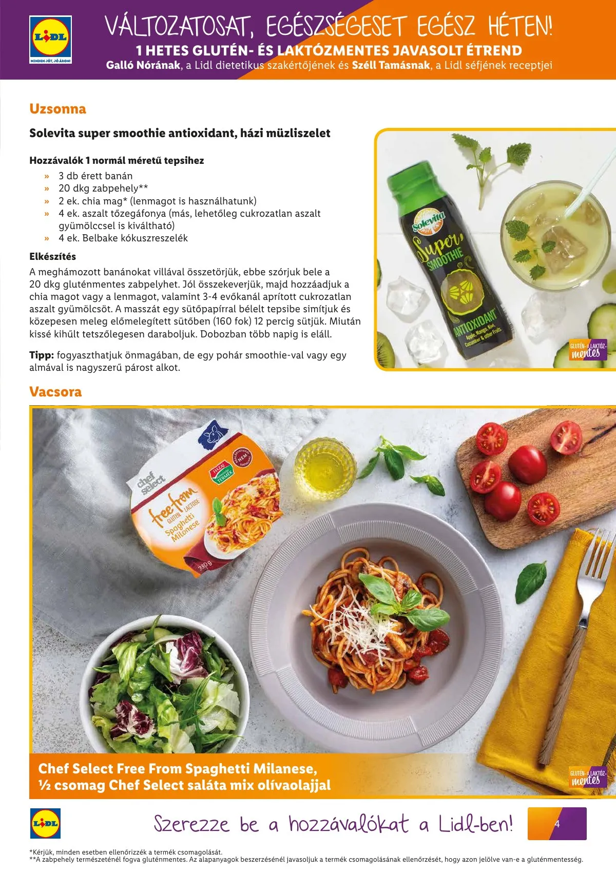 Lidl akciós újság Egeszsegtudatos taplalkozas Gluten laktozmentes 03.01–03.31 – 5. oldal