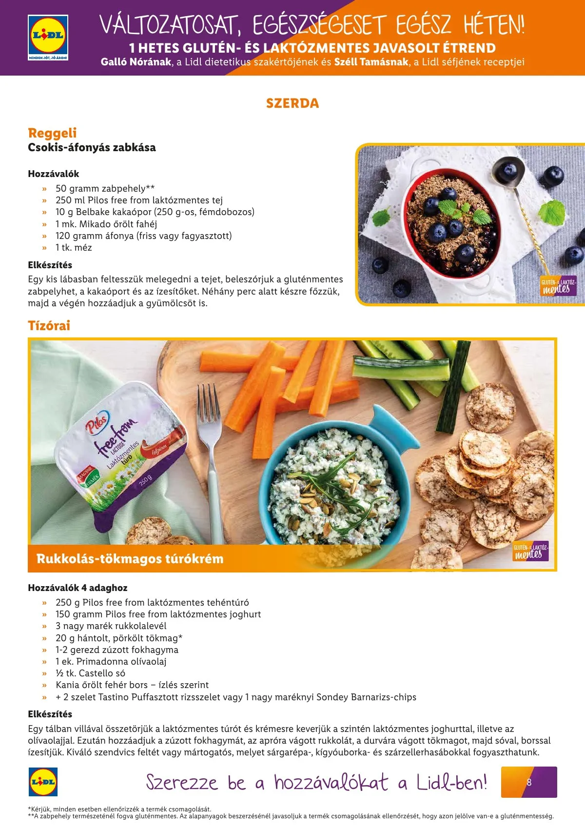 Lidl akciós újság Egeszsegtudatos taplalkozas Gluten laktozmentes 03.01–03.31 – 9. oldal