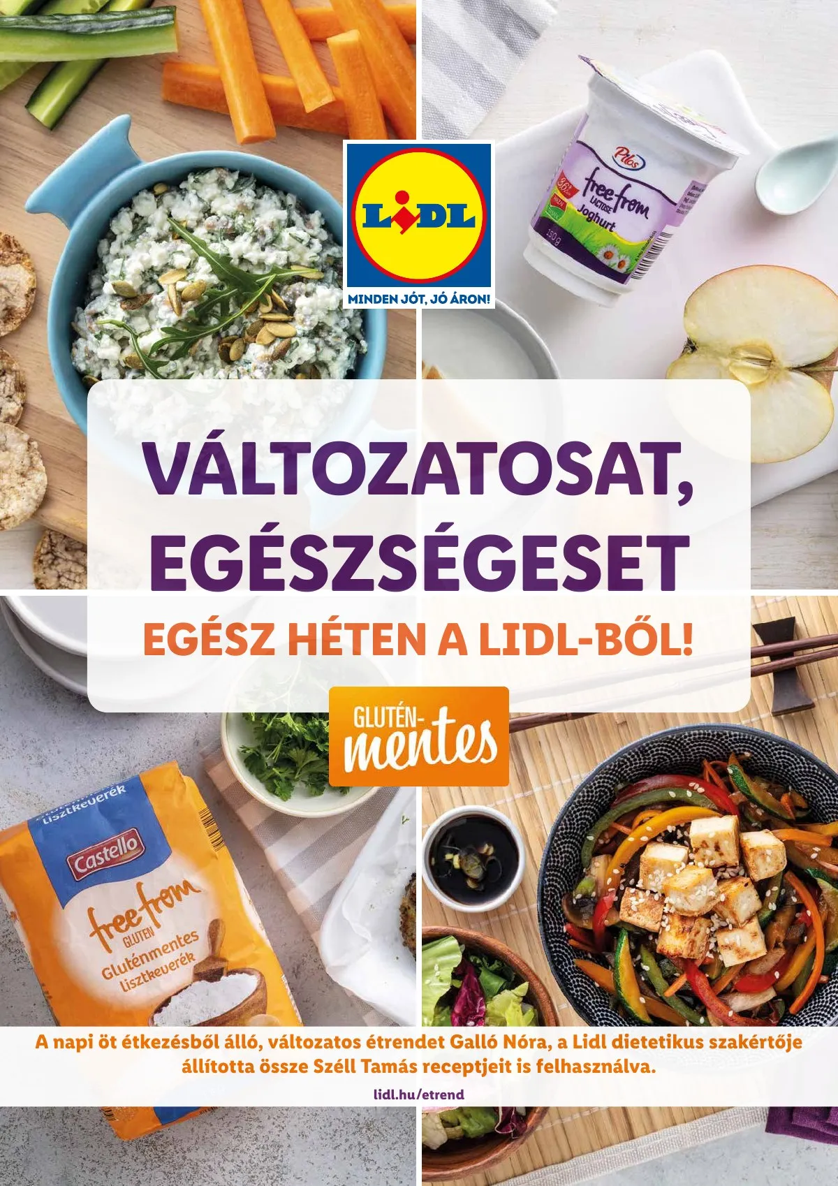 Lidl akciós újság Egeszsegtudatos taplalkozas Gluten laktozmentes 04.01–04.30