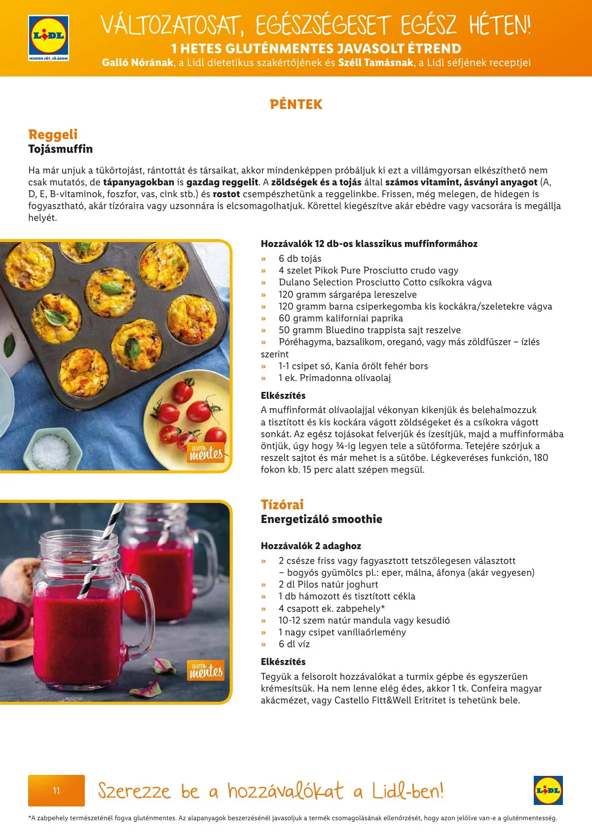 Lidl akciós újság Egeszsegtudatos taplalkozas Gluten laktozmentes 04.01–04.30 – 12. oldal