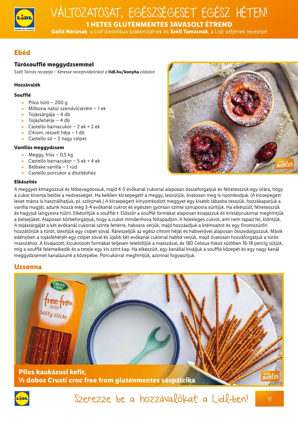 Lidl akciós újság Egeszsegtudatos taplalkozas Gluten laktozmentes 04.01–04.30 – 13. oldal