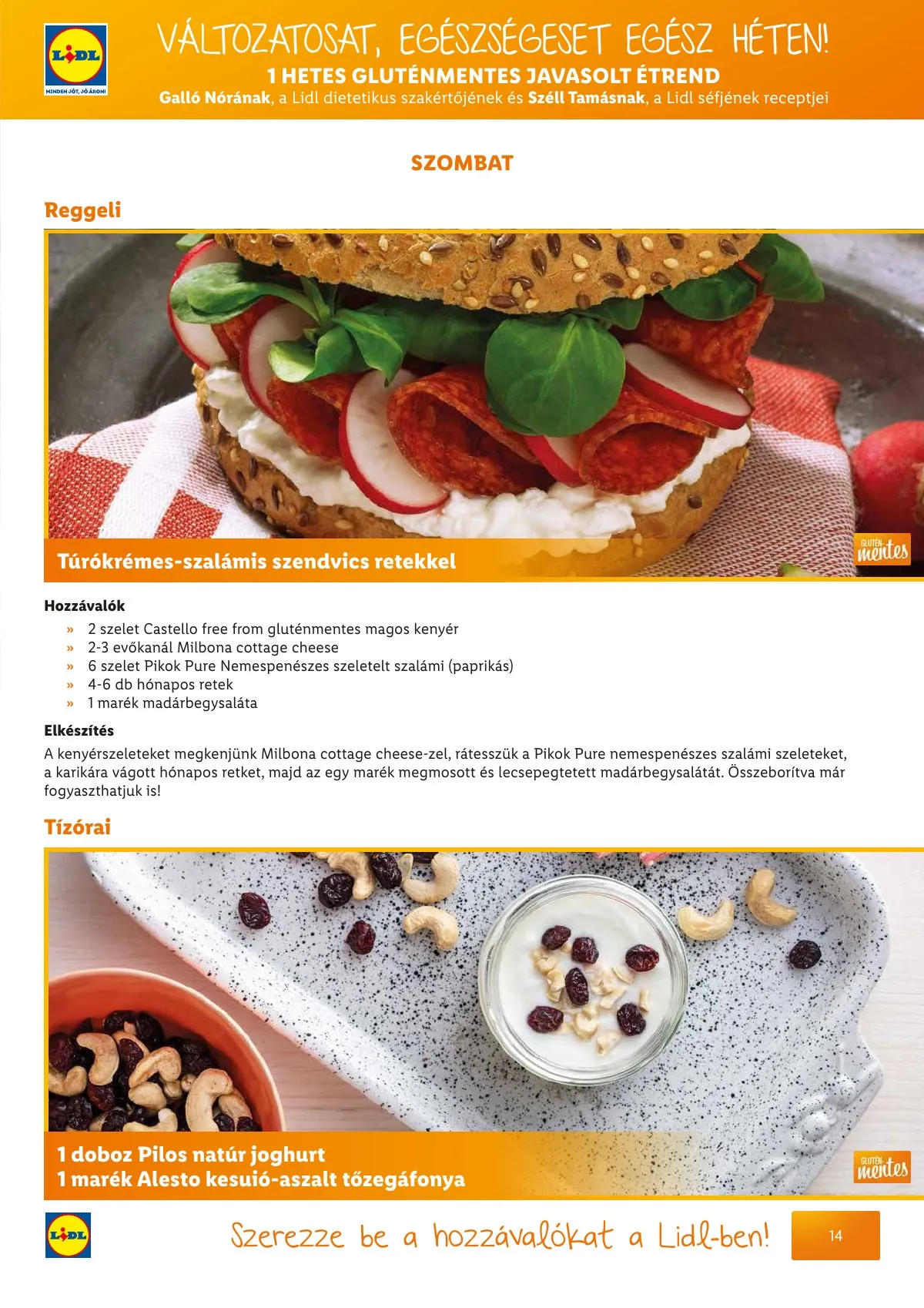 Lidl akciós újság Egeszsegtudatos taplalkozas Gluten laktozmentes 04.01–04.30 – 15. oldal