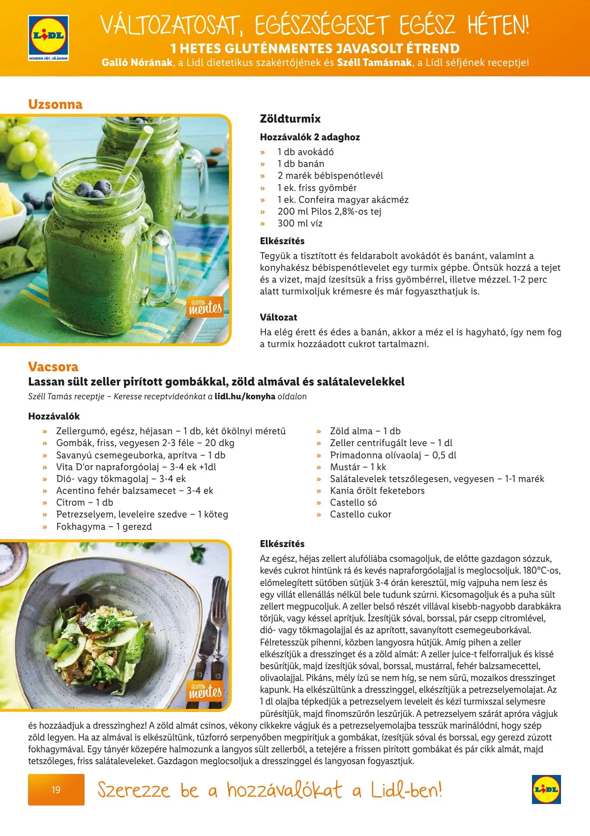 Lidl akciós újság Egeszsegtudatos taplalkozas Gluten laktozmentes 04.01–04.30 – 20. oldal