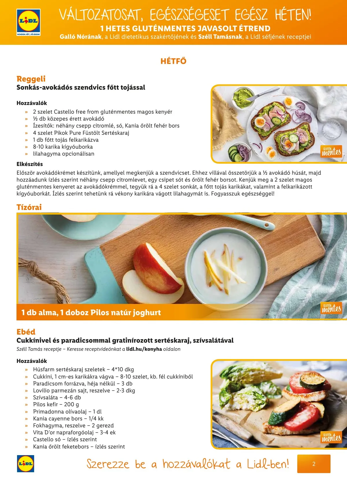 Lidl akciós újság Egeszsegtudatos taplalkozas Gluten laktozmentes 04.01–04.30 – 3. oldal