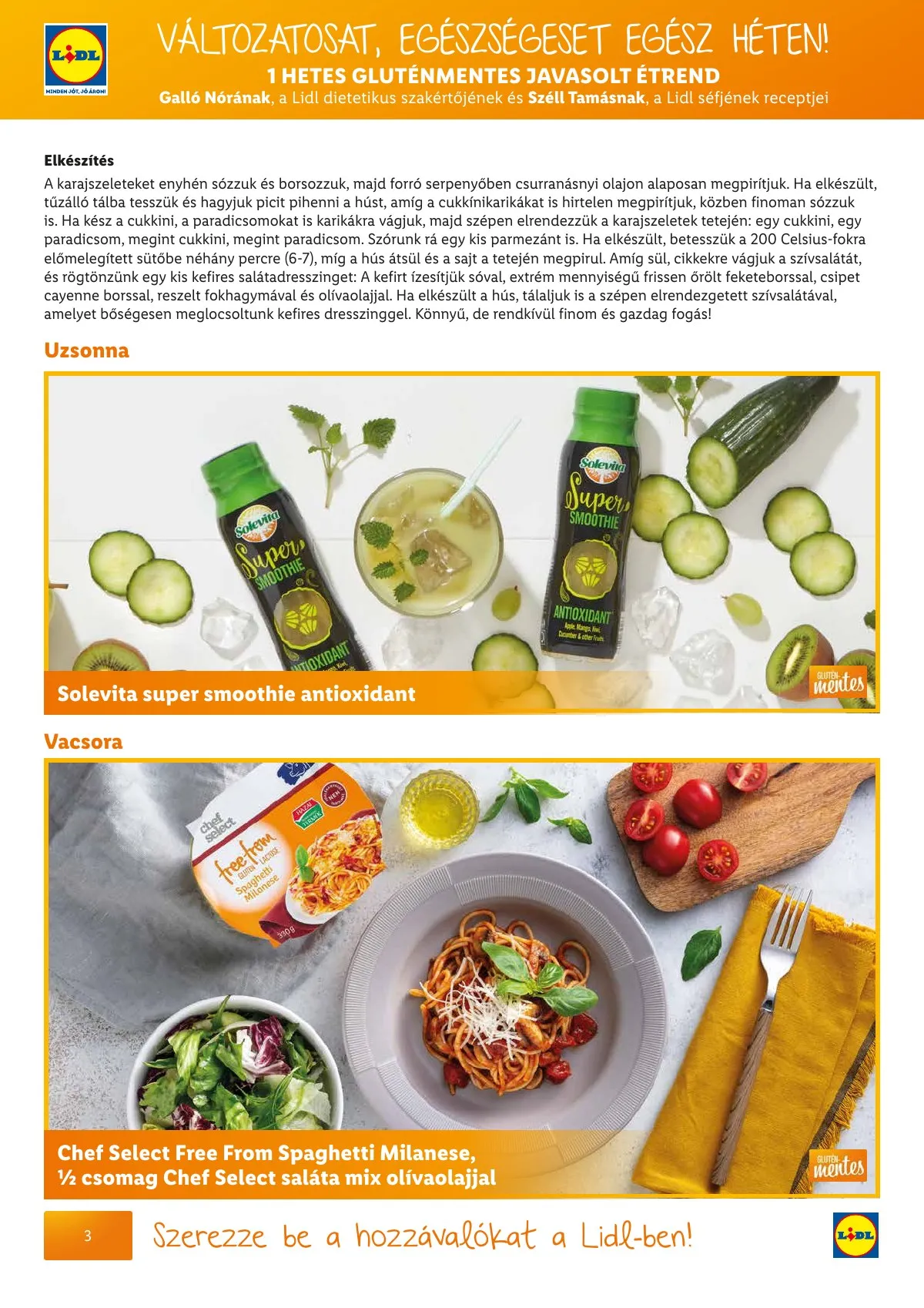 Lidl akciós újság Egeszsegtudatos taplalkozas Gluten laktozmentes 04.01–04.30 – 4. oldal