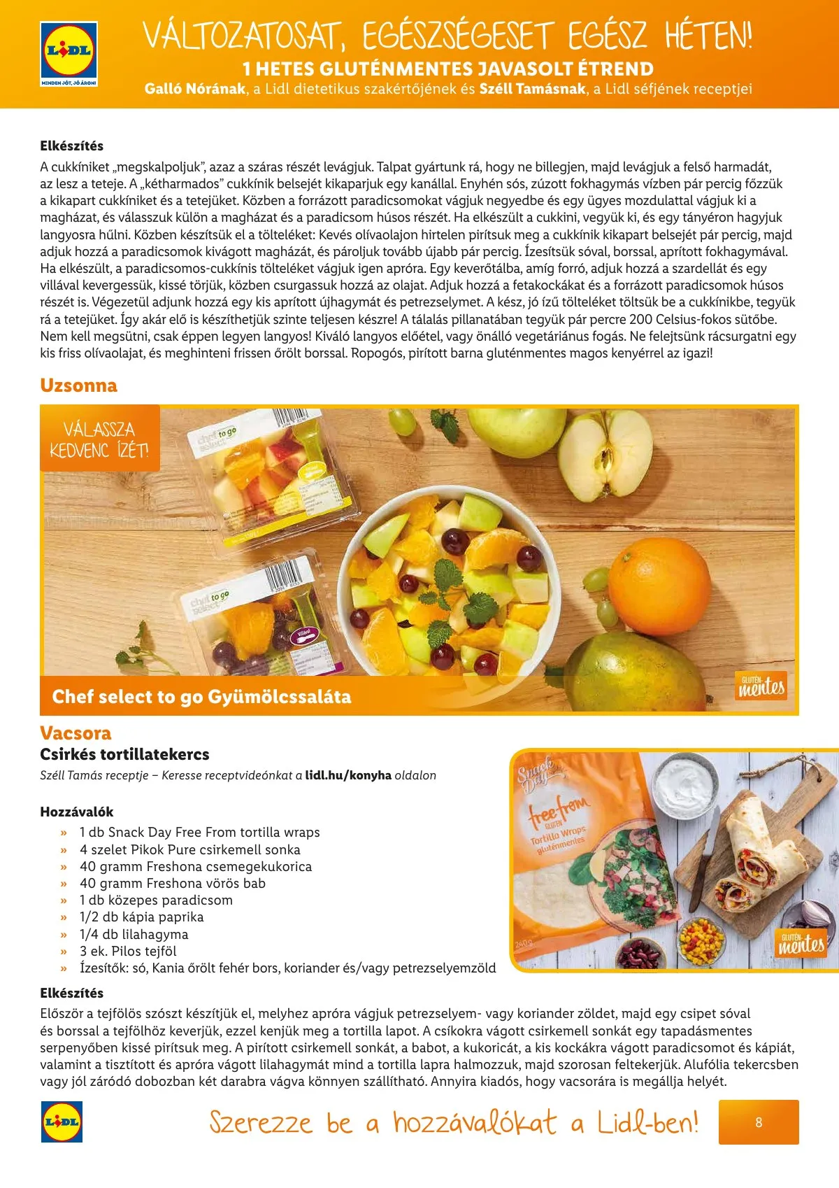 Lidl akciós újság Egeszsegtudatos taplalkozas Gluten laktozmentes 04.01–04.30 – 9. oldal
