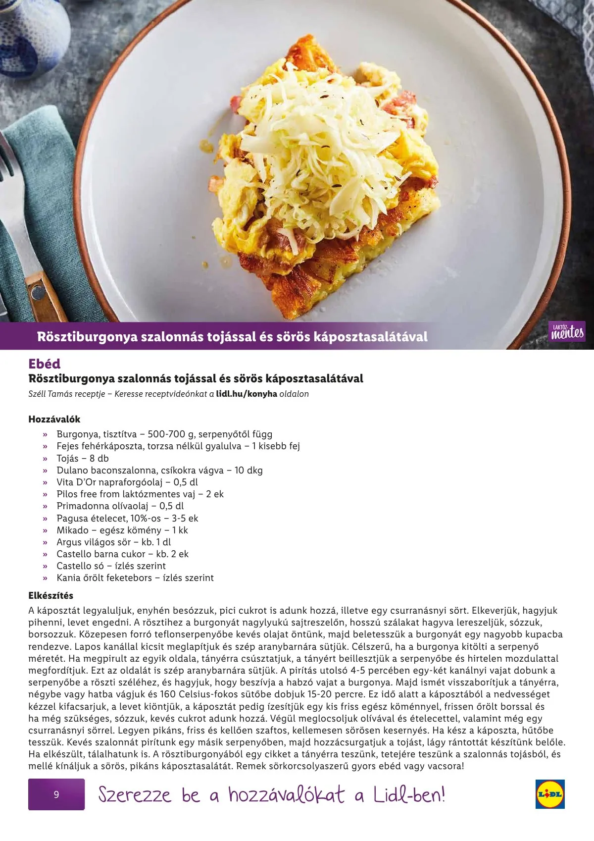 Lidl akciós újság Egeszsegtudatos taplalkozas Gluten laktozmentes 05.01–05.30 – 10. oldal