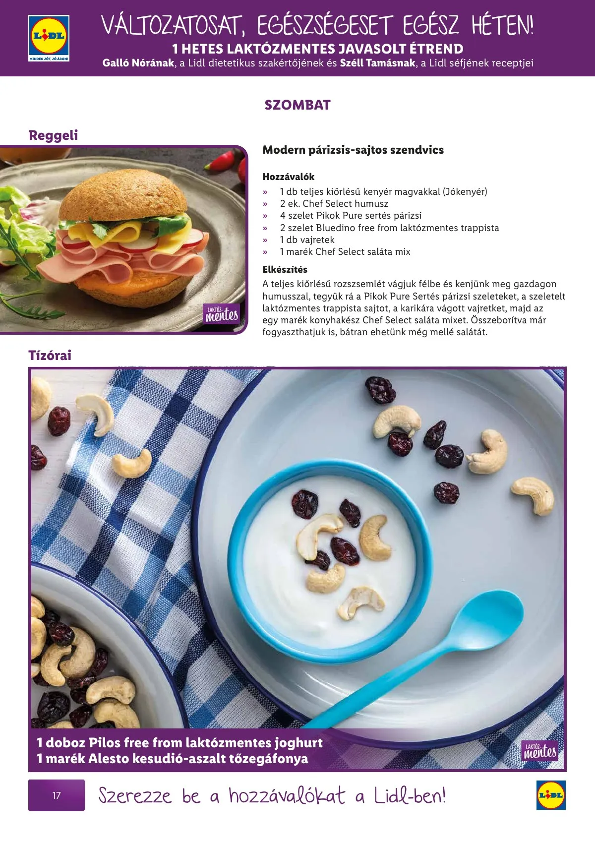 Lidl akciós újság Egeszsegtudatos taplalkozas Gluten laktozmentes 05.01–05.30 – 18. oldal