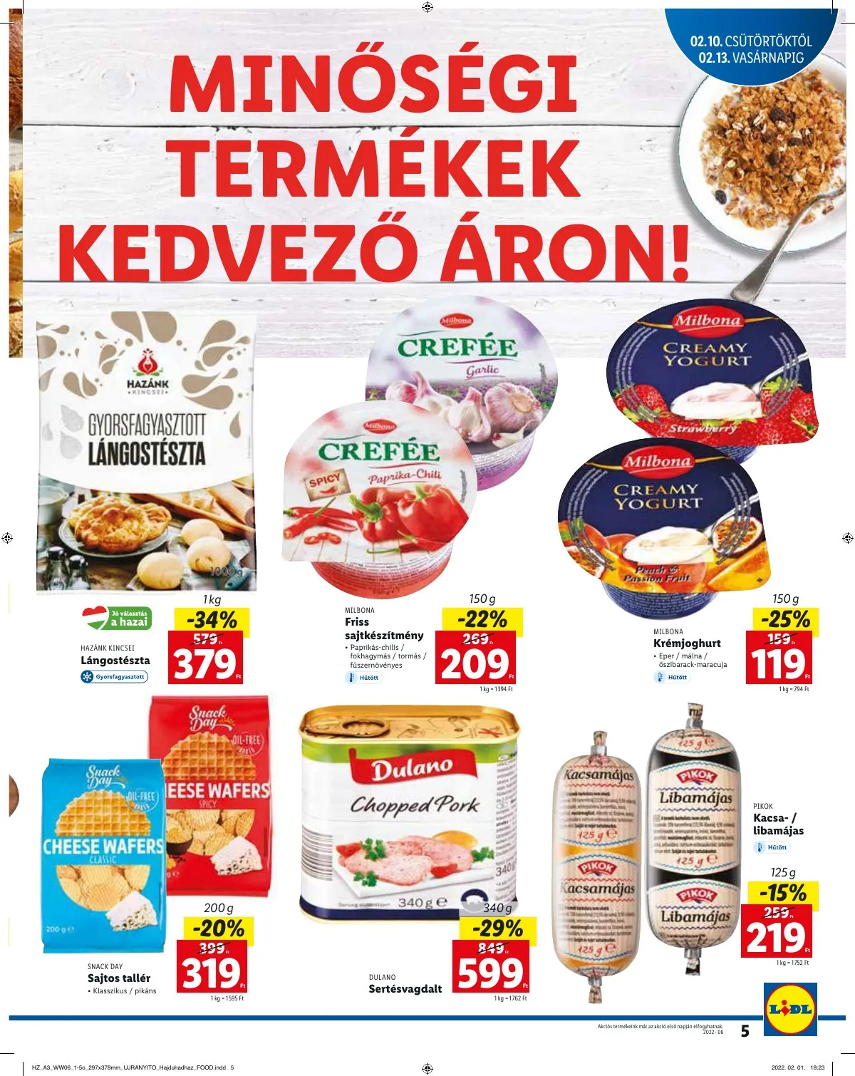 Lidl akciós újság Hajduhadhaz 02.10–02.13 – 5. oldal