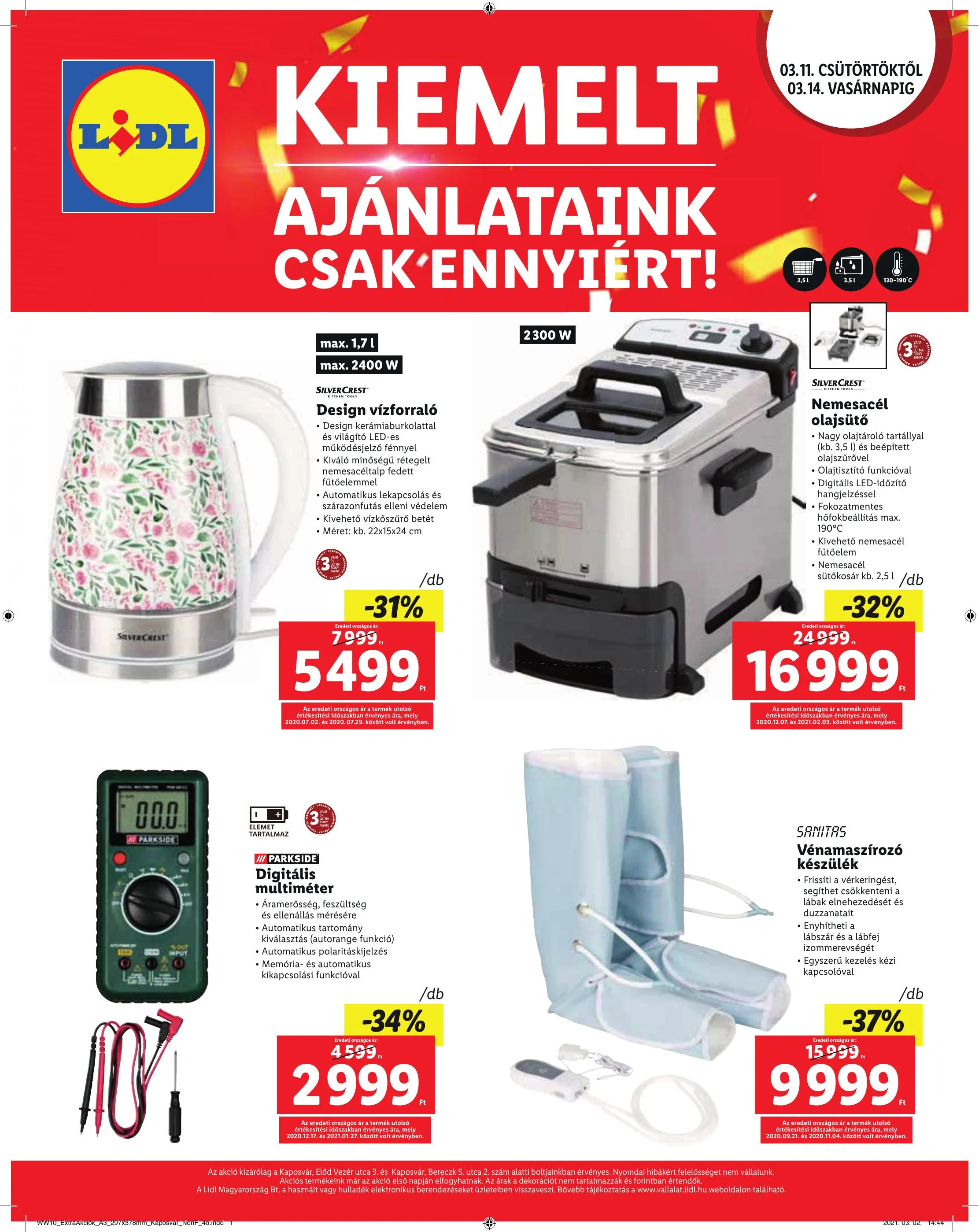 Lidl akciós újság Kaposvar 03.11–03.14 – 4. oldal
