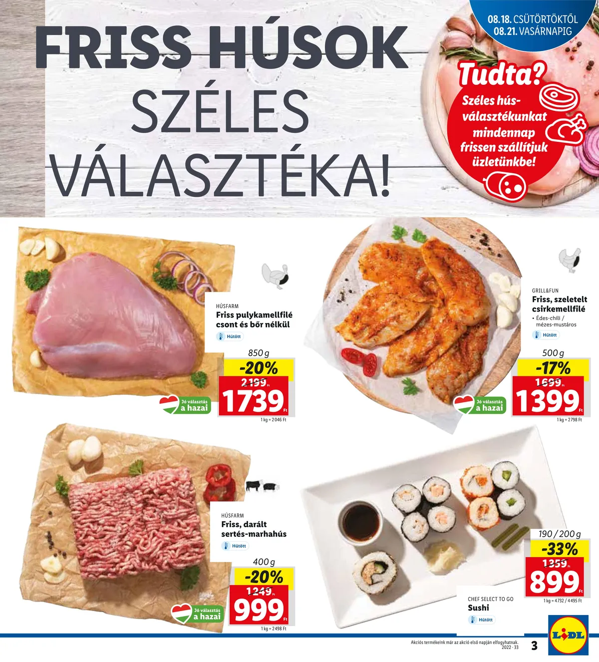 Lidl akciós újság Kaposvar 08.18–08.21 – 3. oldal