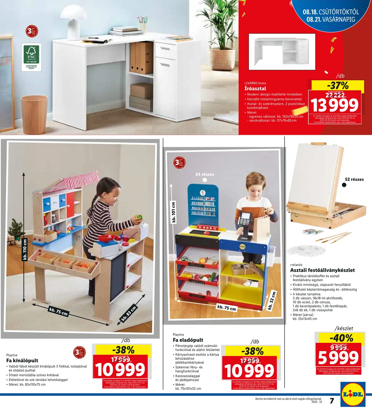 Lidl akciós újság Kaposvar 08.18–08.21 – 7. oldal