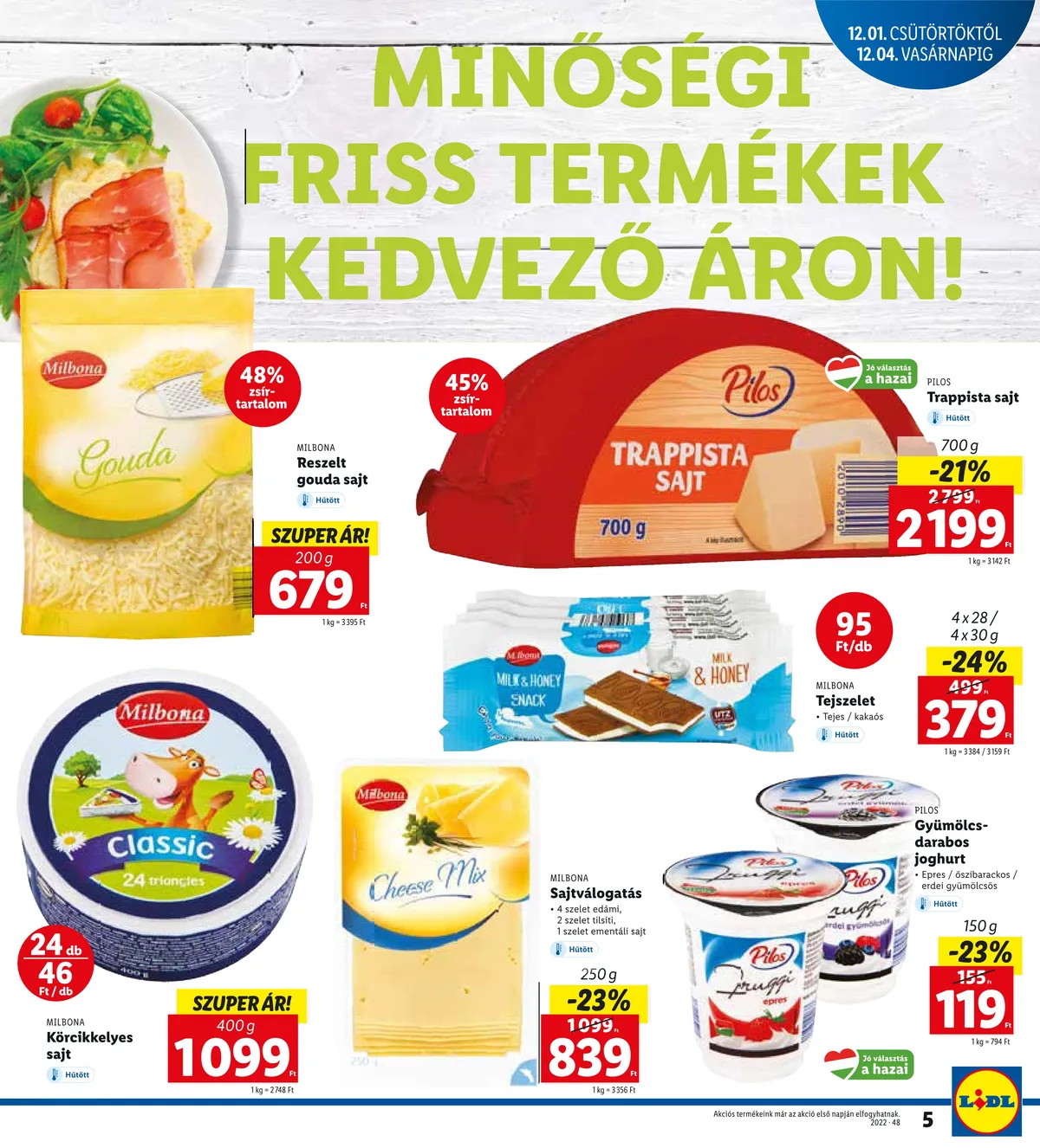 Lidl akciós újság Kapuvar 12.01–12.04 – 5. oldal