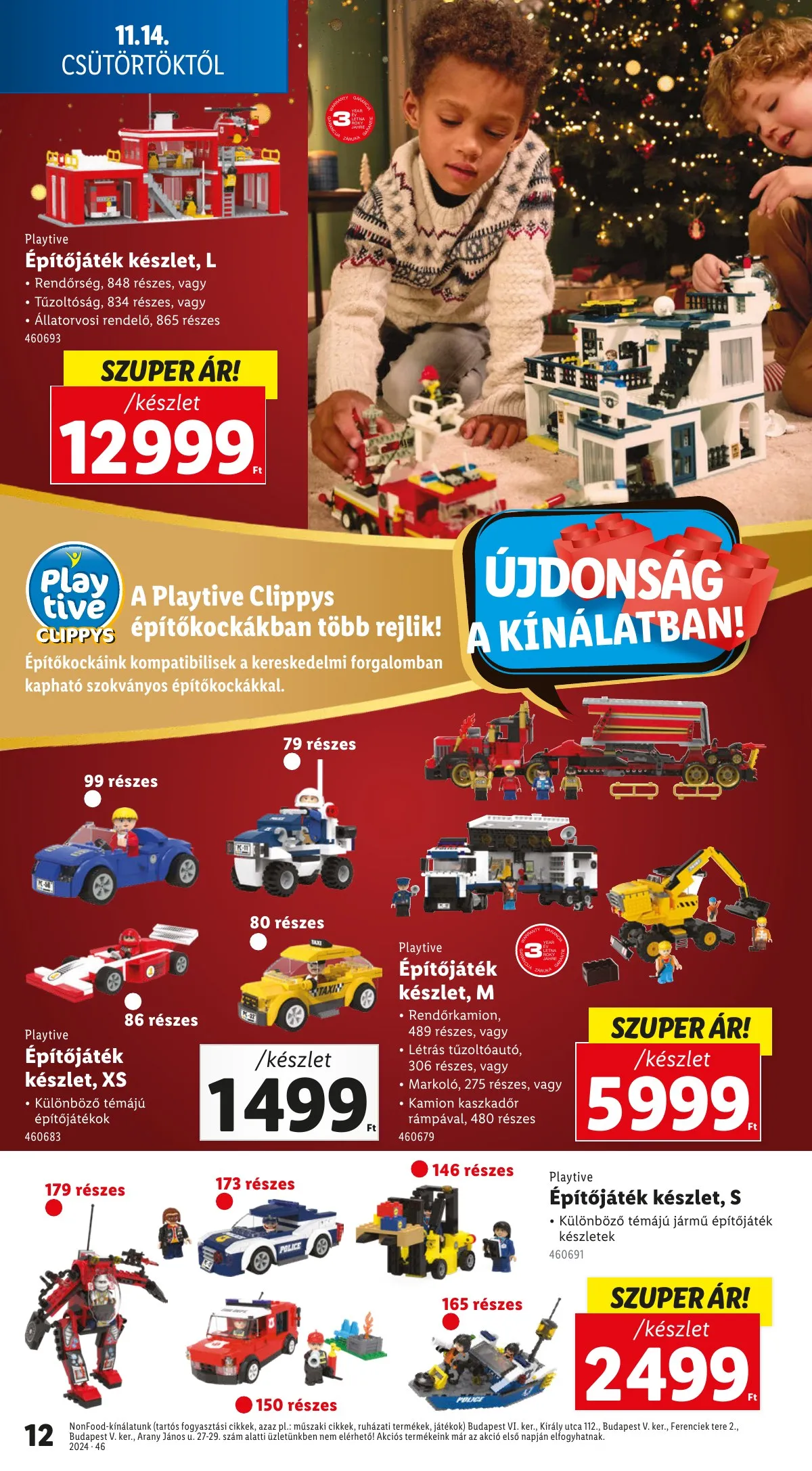 Lidl akciós újság Karácsonyi játékok 11.14–11.14 – 12. oldal