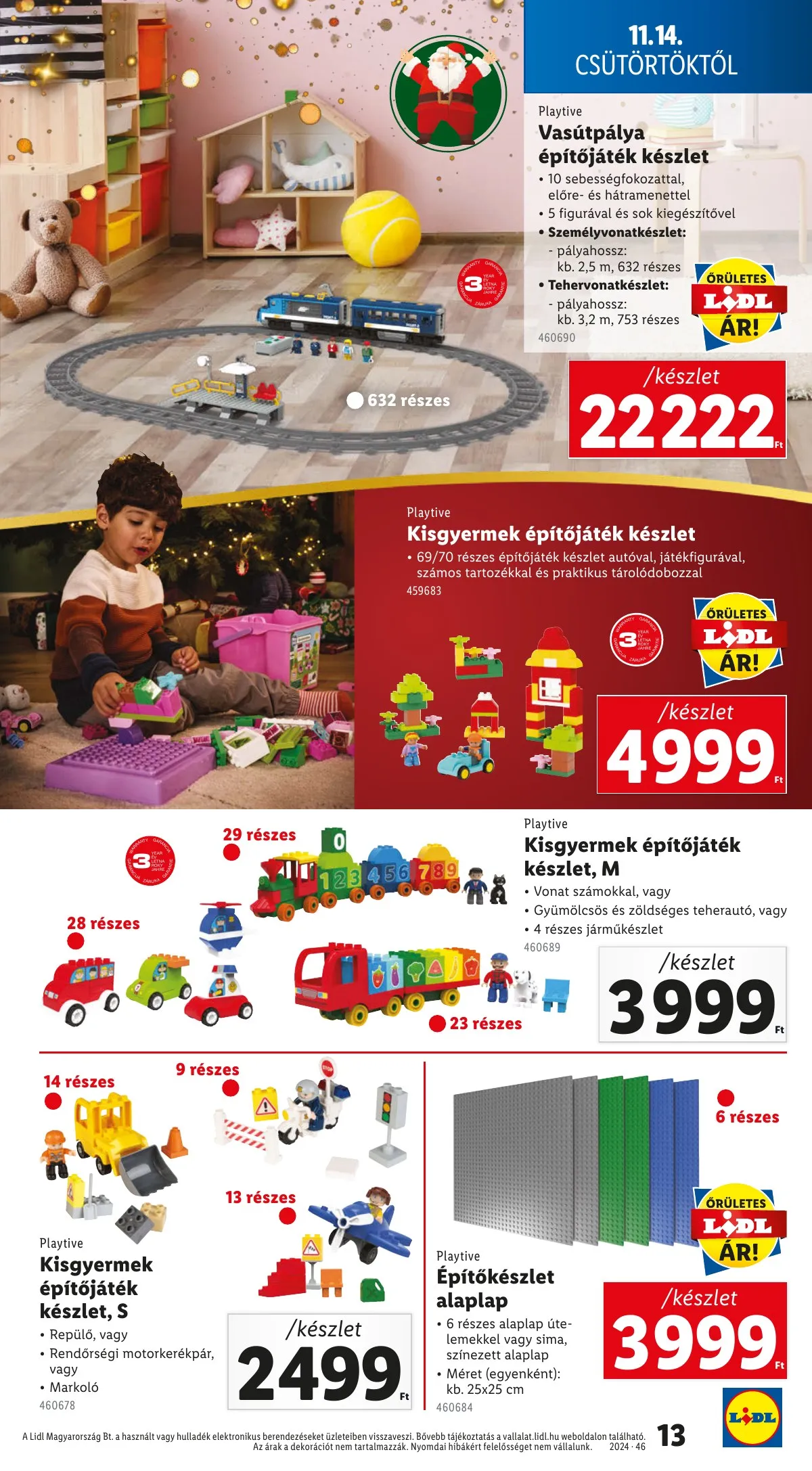 Lidl akciós újság Karácsonyi játékok 11.14–11.14 – 13. oldal