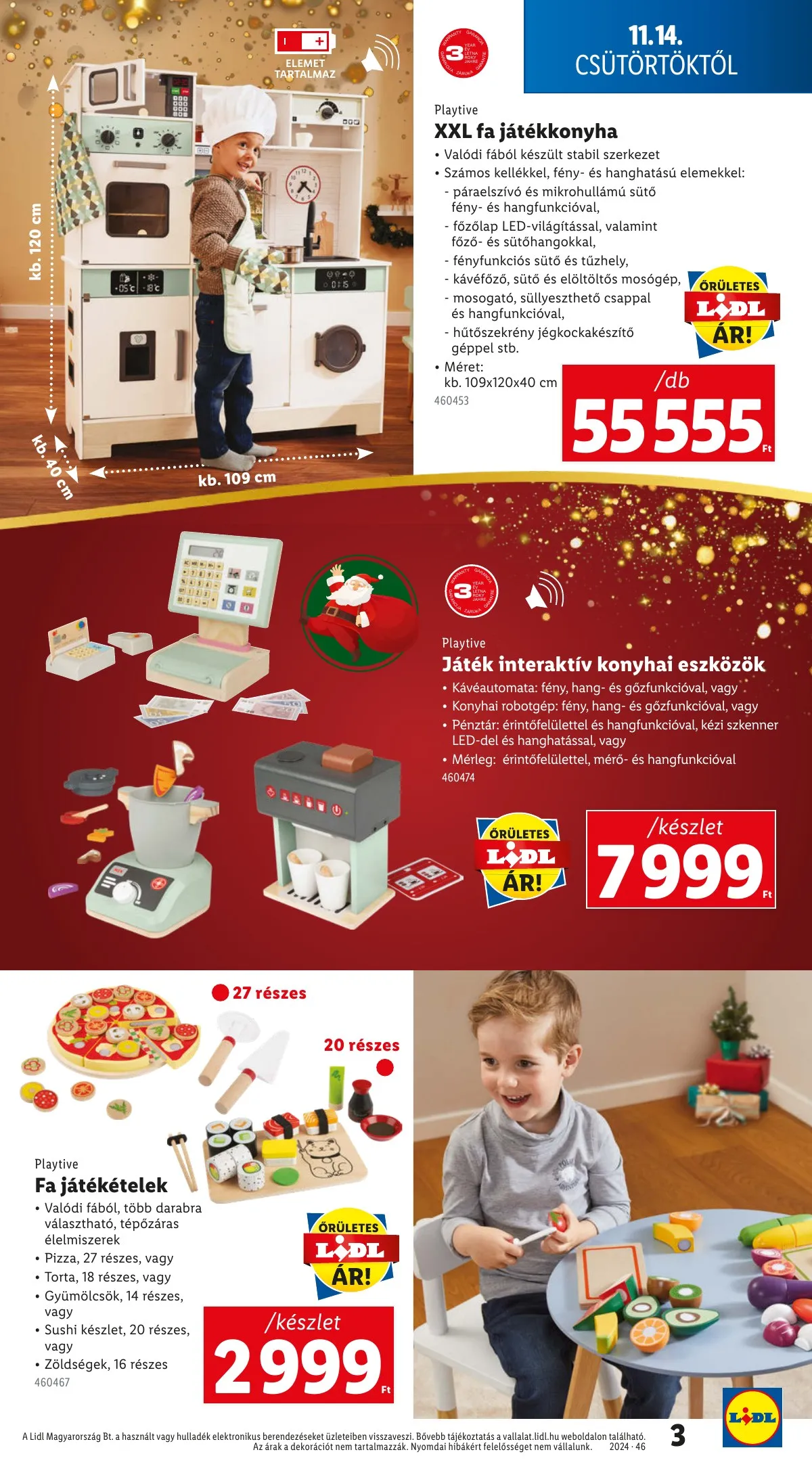Lidl akciós újság Karácsonyi játékok 11.14–11.14 – 3. oldal