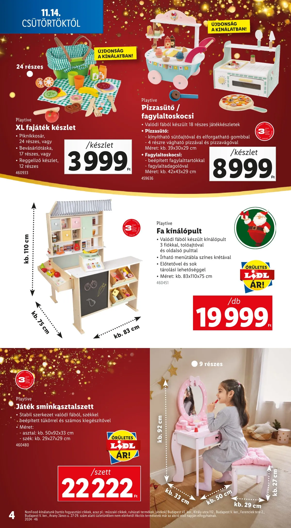 Lidl akciós újság Karácsonyi játékok 11.14–11.14 – 4. oldal