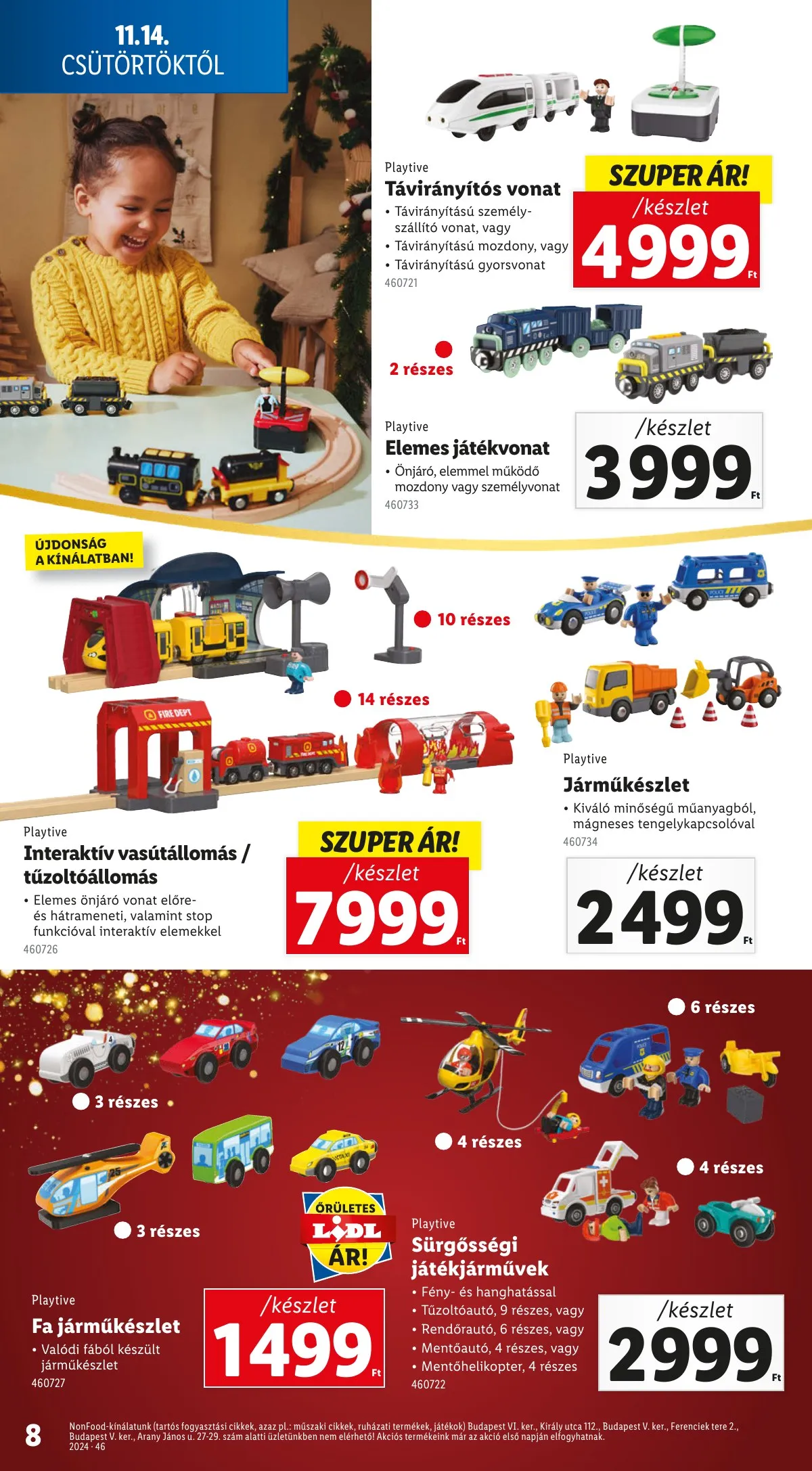 Lidl akciós újság Karácsonyi játékok 11.14–11.14 – 8. oldal