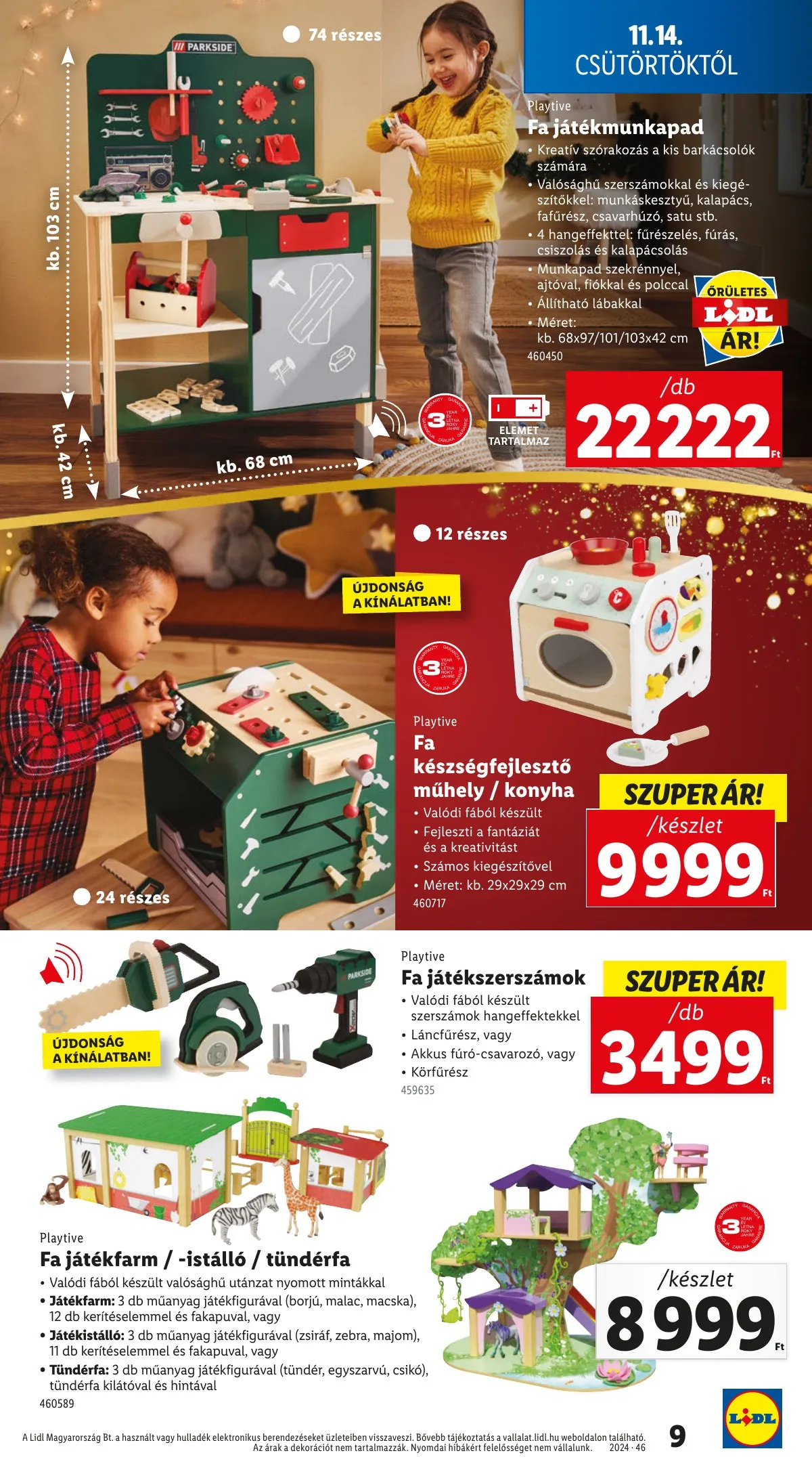 Lidl akciós újság Karácsonyi játékok 11.14–11.14 – 9. oldal