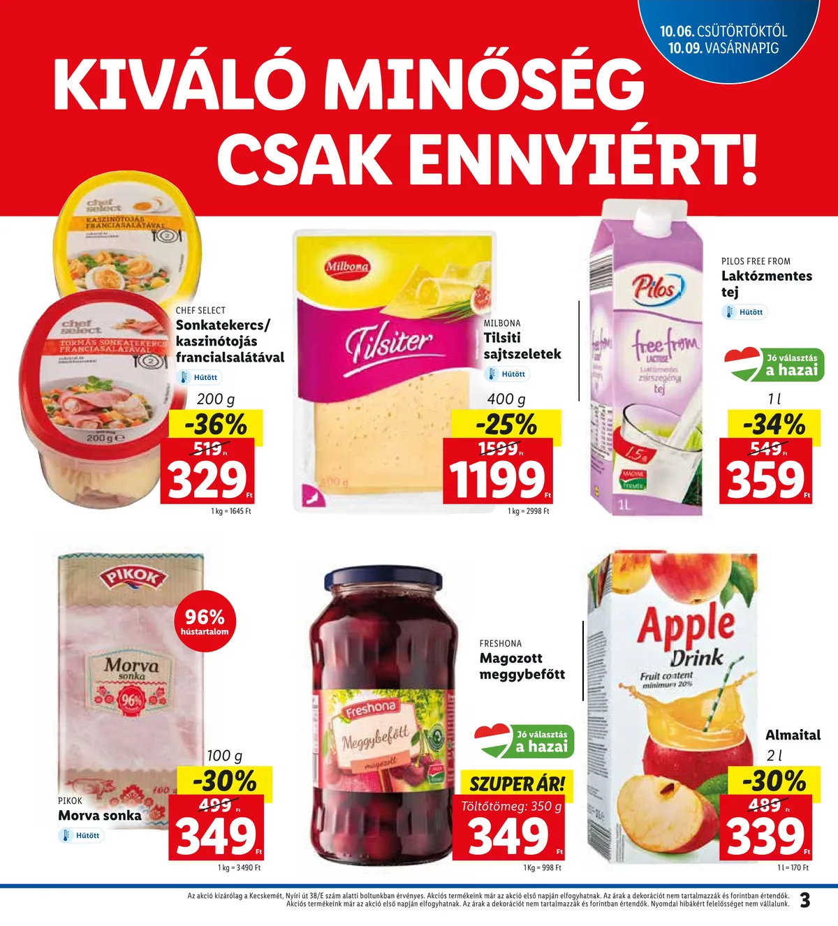 Lidl akciós újság Kecskemét 10.06–10.09 – 3. oldal