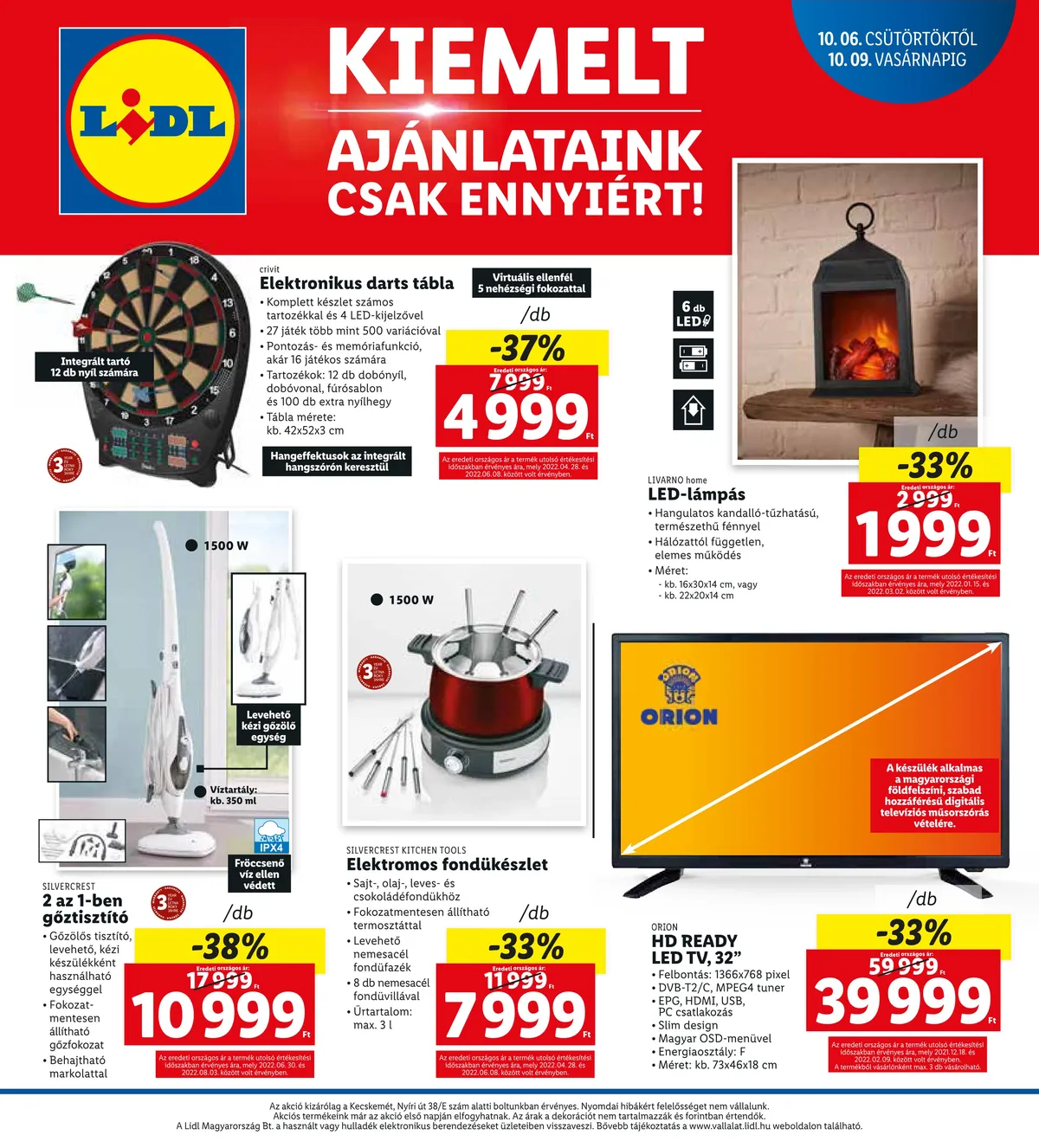 Lidl akciós újság Kecskemét 10.06–10.09 – 4. oldal