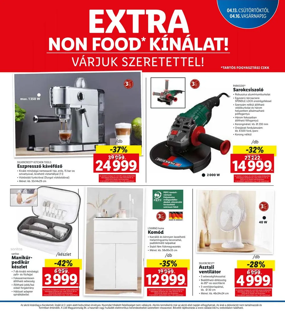 Lidl akciós újság Kecskemét 04.13–04.16 – 6. oldal