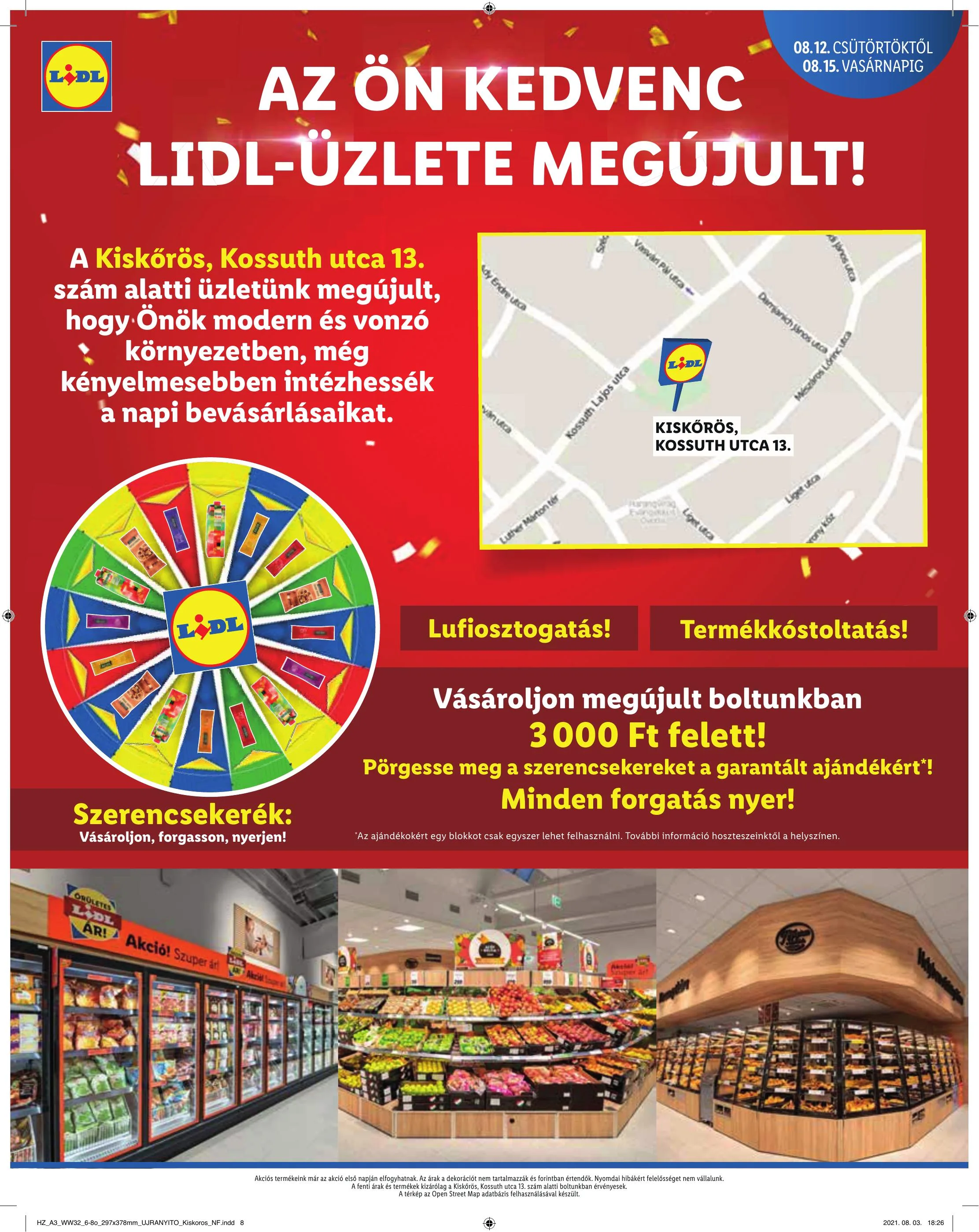 Lidl akciós újság Kiskoros 08.12–08.15 – 8. oldal