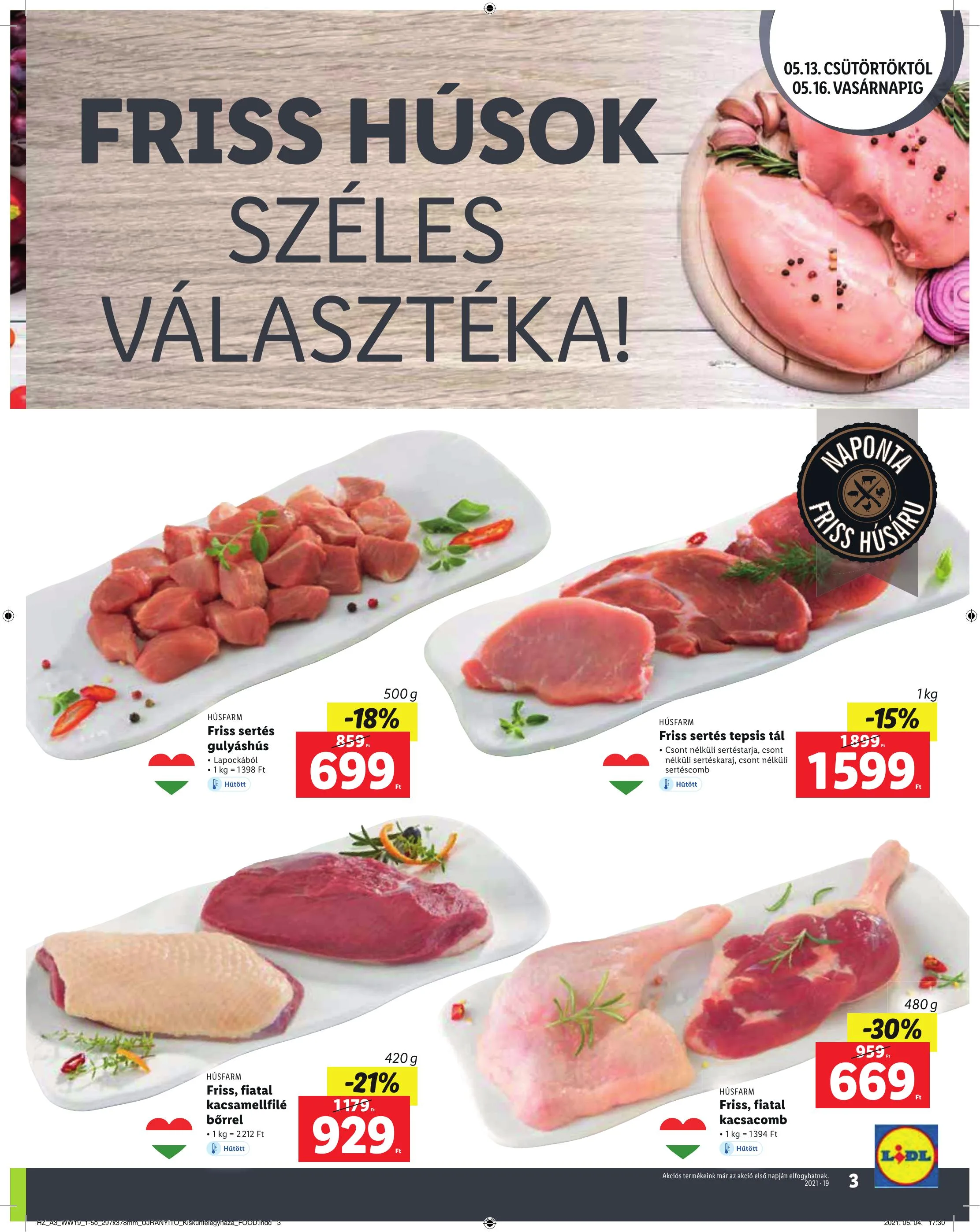 Lidl akciós újság Kiskunfelegyhaza 05.13–05.16 – 3. oldal