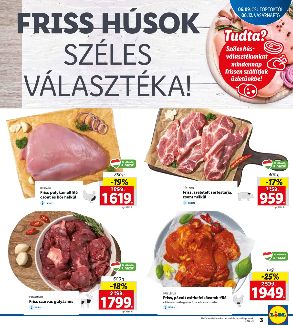 Lidl akciós újság Kiskunhalas 06.09–06.12 – 3. oldal