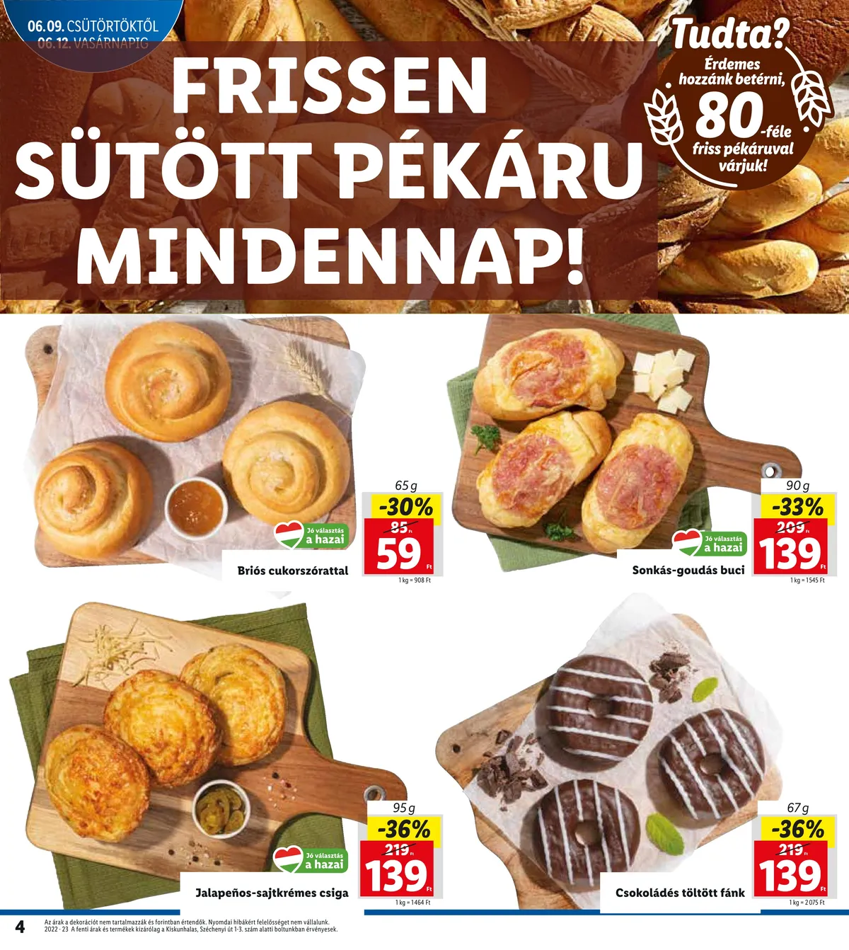 Lidl akciós újság Kiskunhalas 06.09–06.12 – 4. oldal