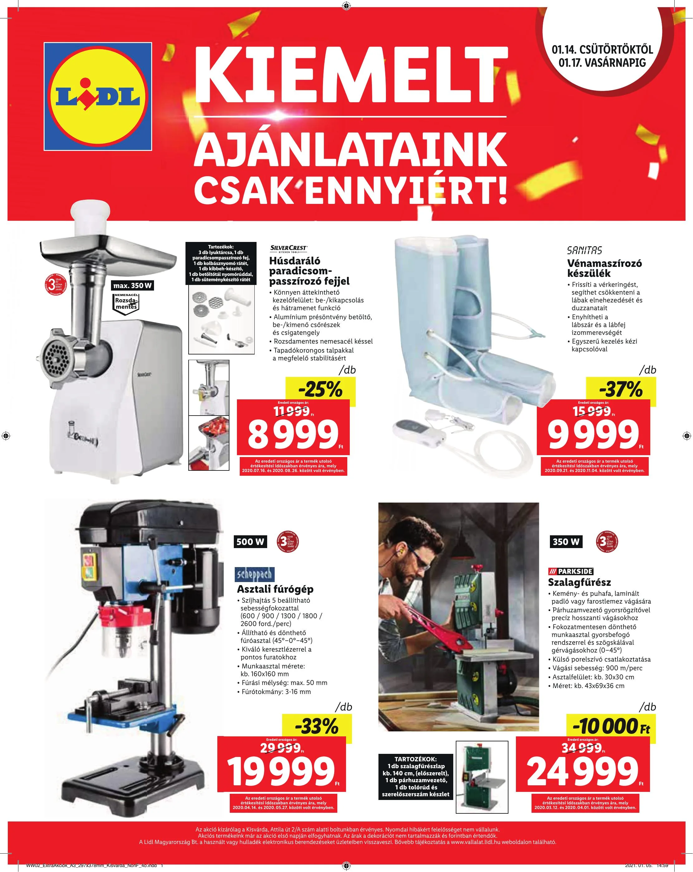Lidl akciós újság Kisvarda 01.14–01.17 – 4. oldal