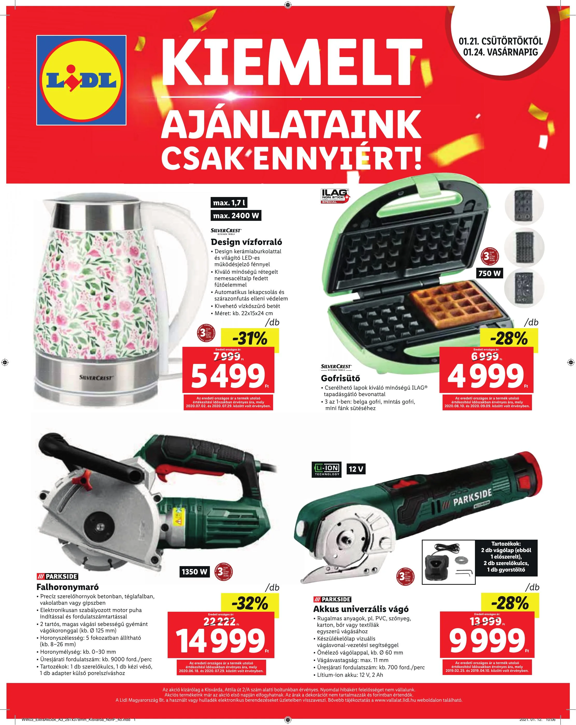 Lidl akciós újság Kisvarda 01.21–01.24 – 4. oldal