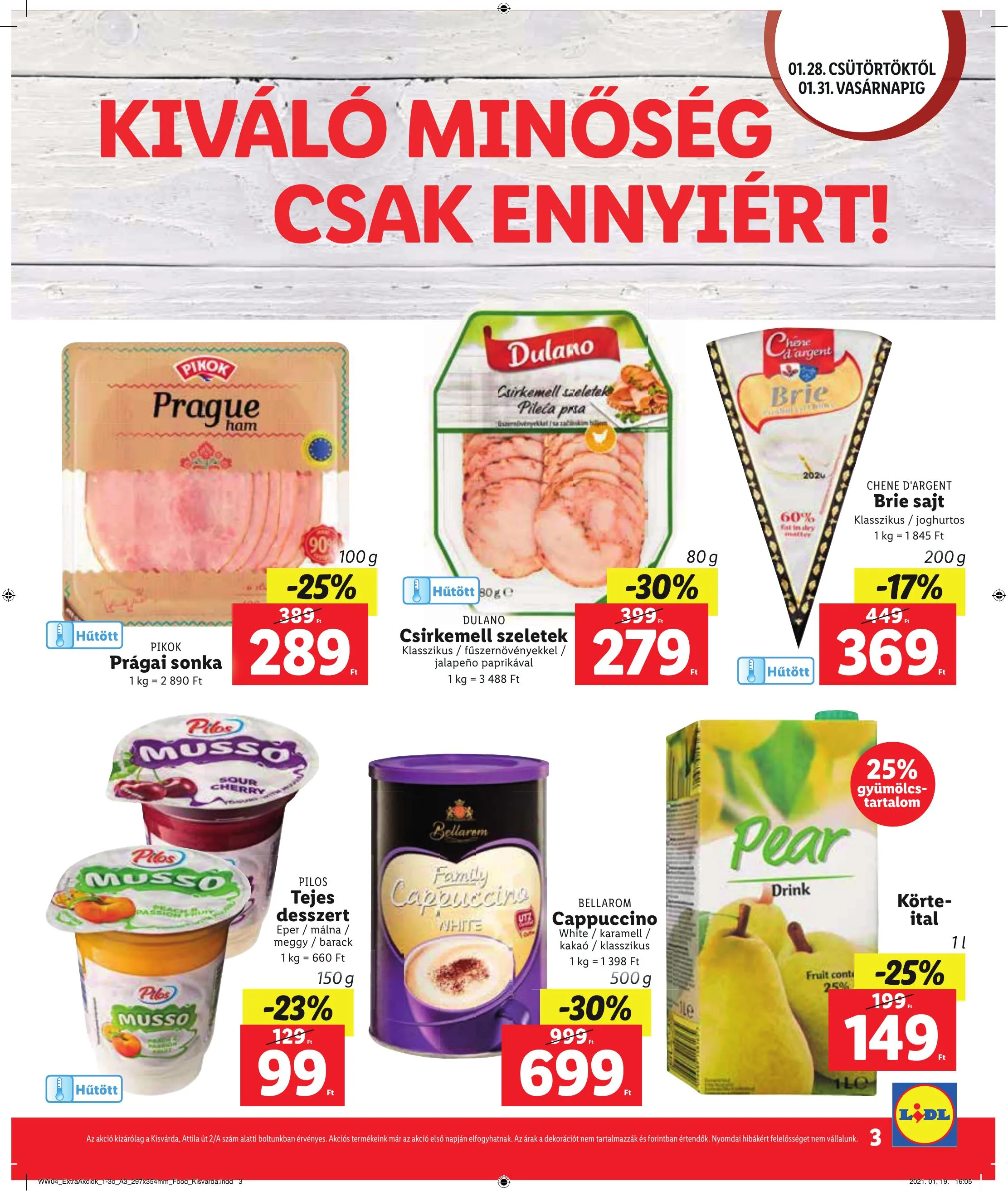 Lidl akciós újság Kisvarda 01.28–01.31 – 3. oldal