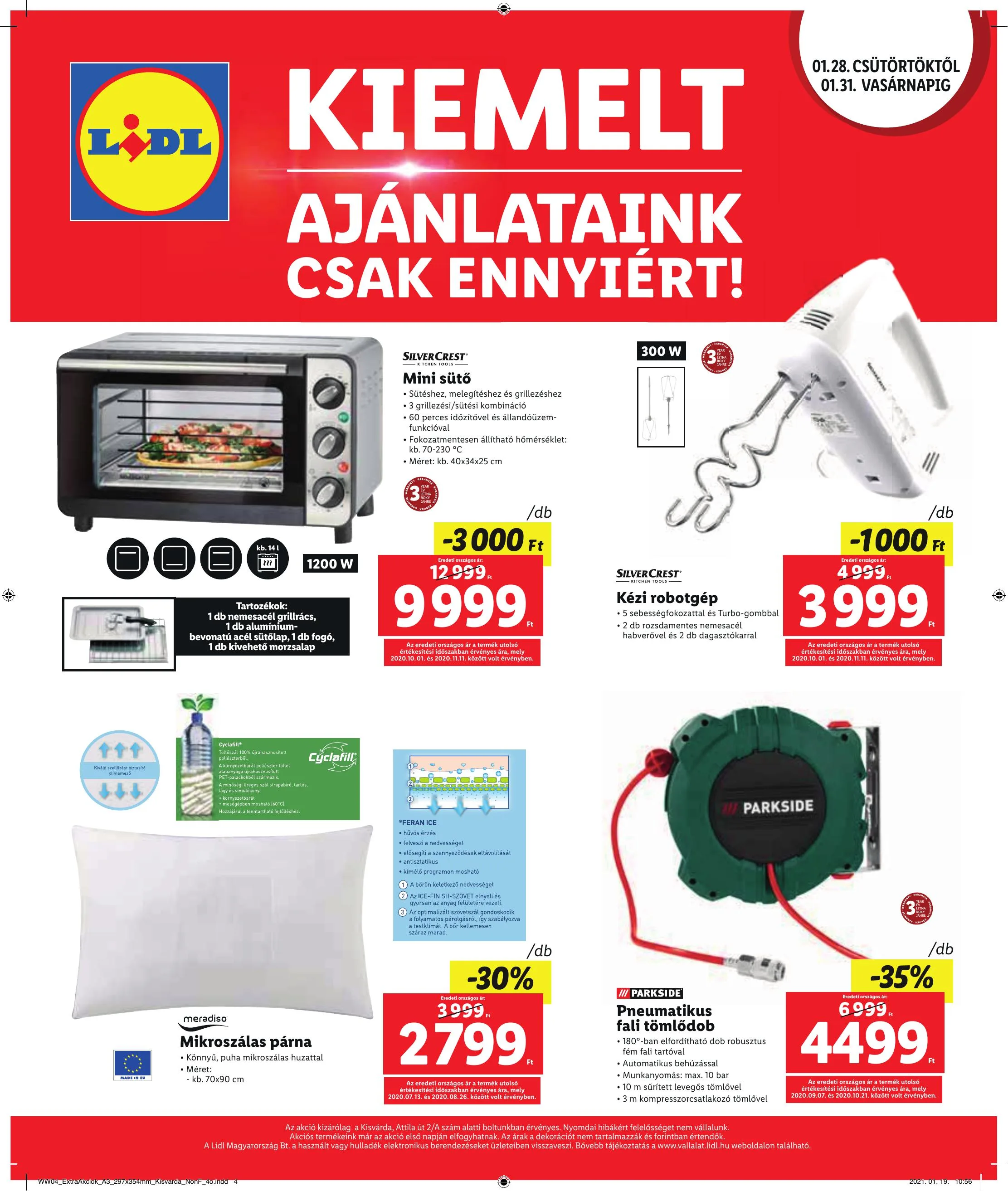 Lidl akciós újság Kisvarda 01.28–01.31 – 4. oldal