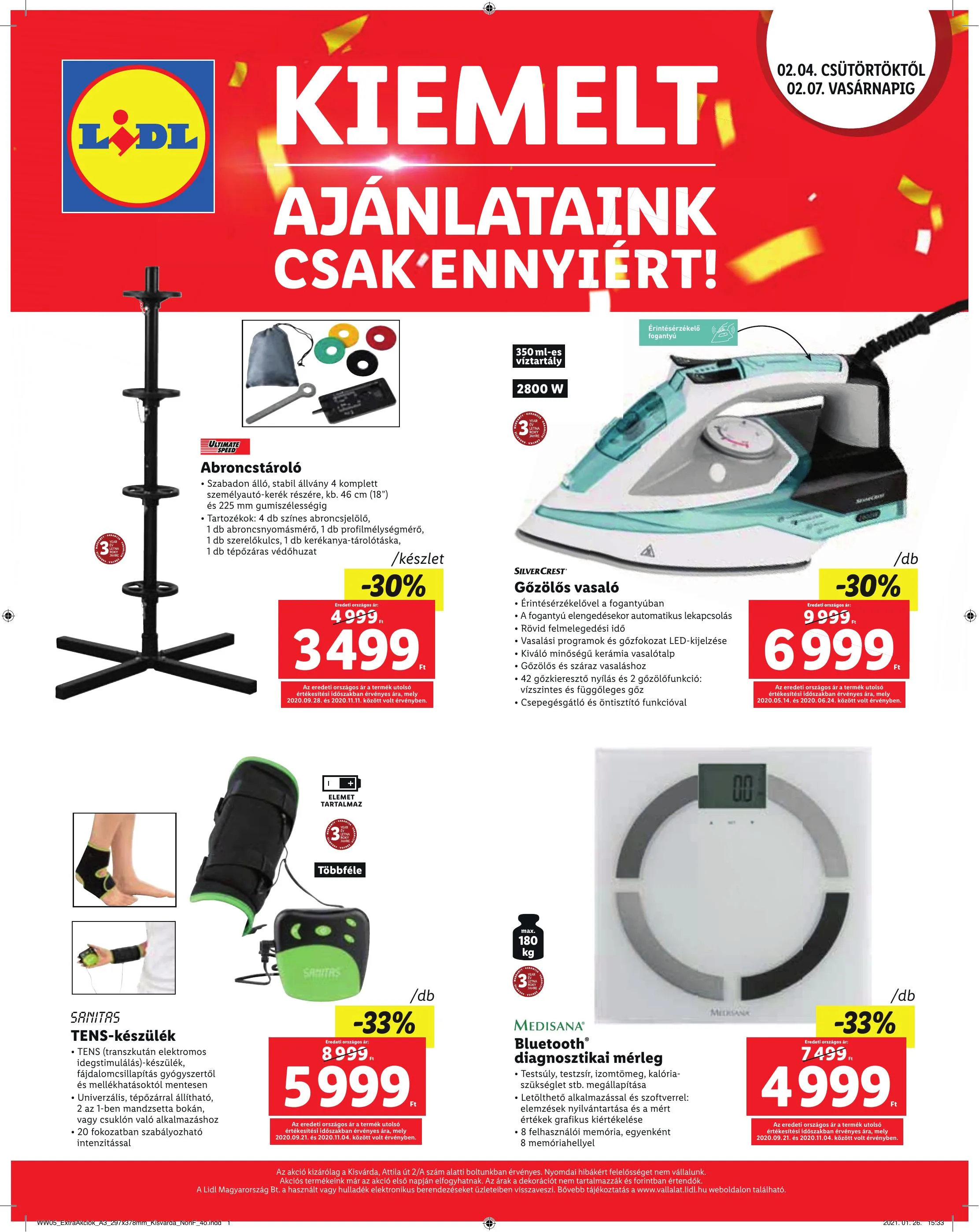 Lidl akciós újság Kisvarda 02.04–02.07 – 4. oldal