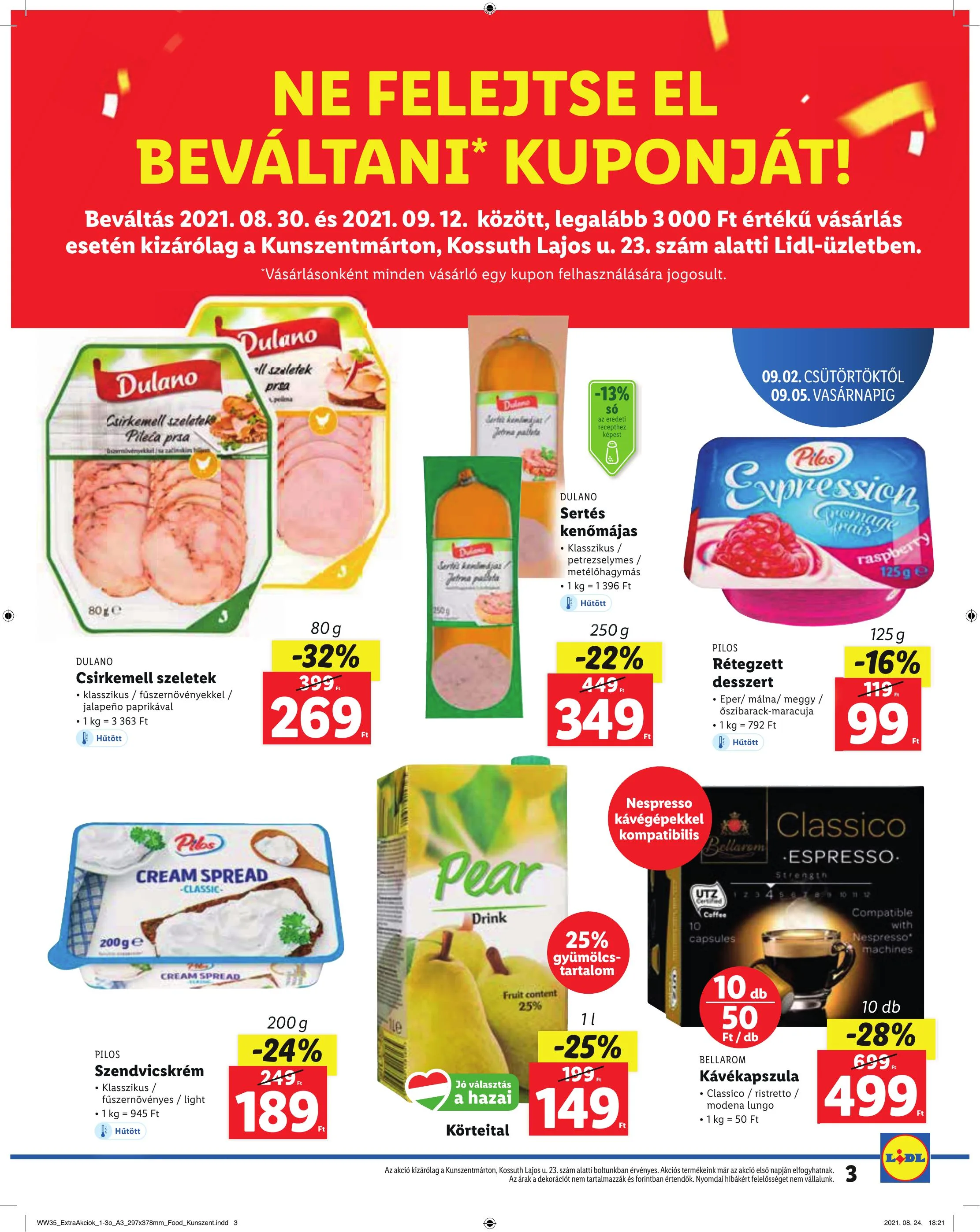 Lidl akciós újság Kunszentmarton 09.02–09.05 – 3. oldal