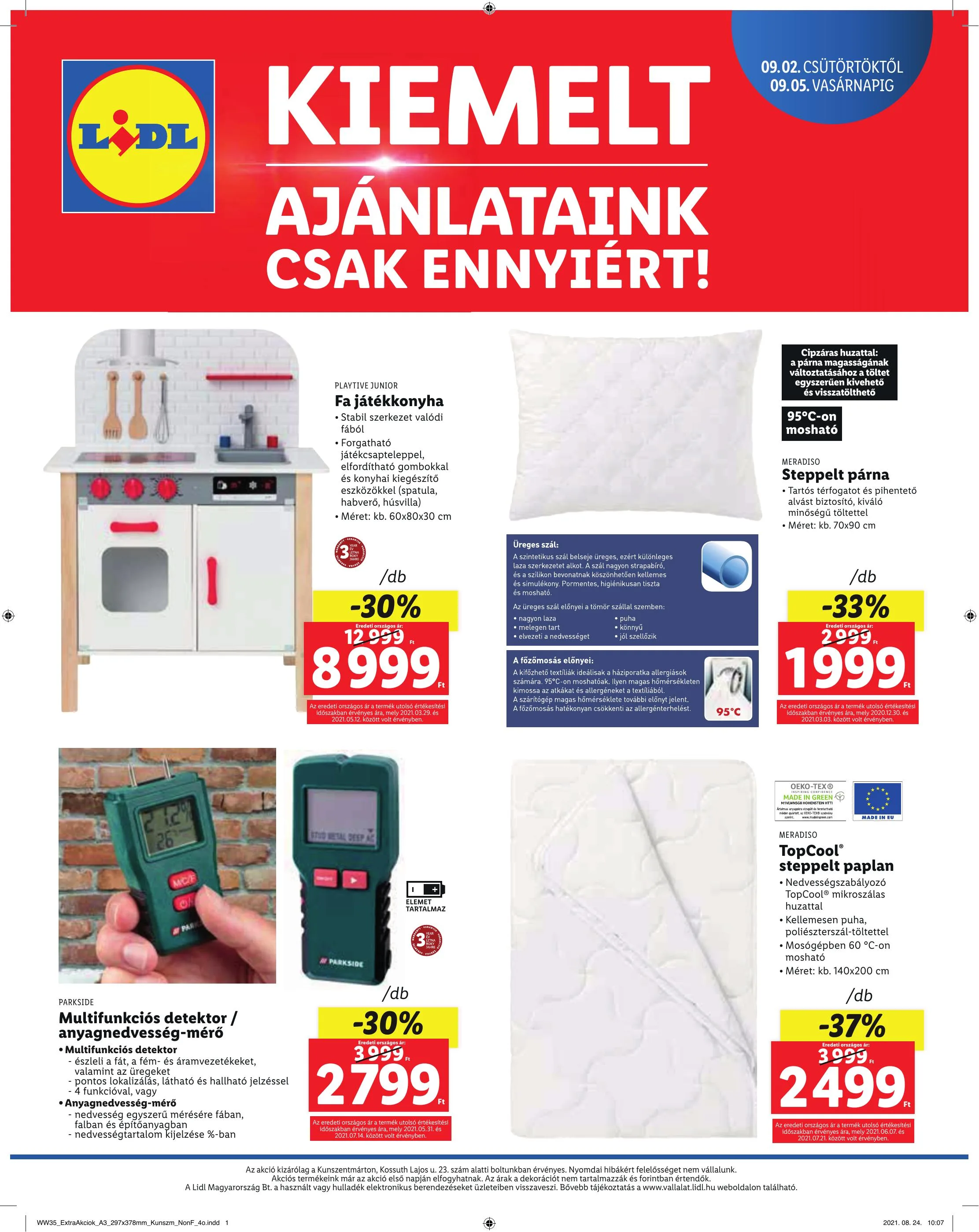 Lidl akciós újság Kunszentmarton 09.02–09.05 – 4. oldal