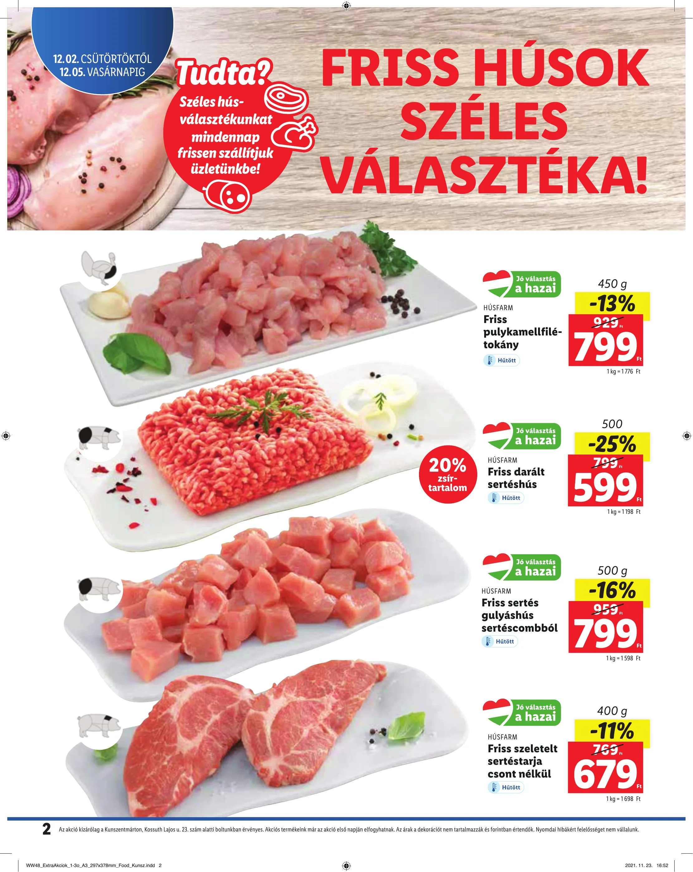 Lidl akciós újság Kunszentmarton 12.02–12.05 – 2. oldal