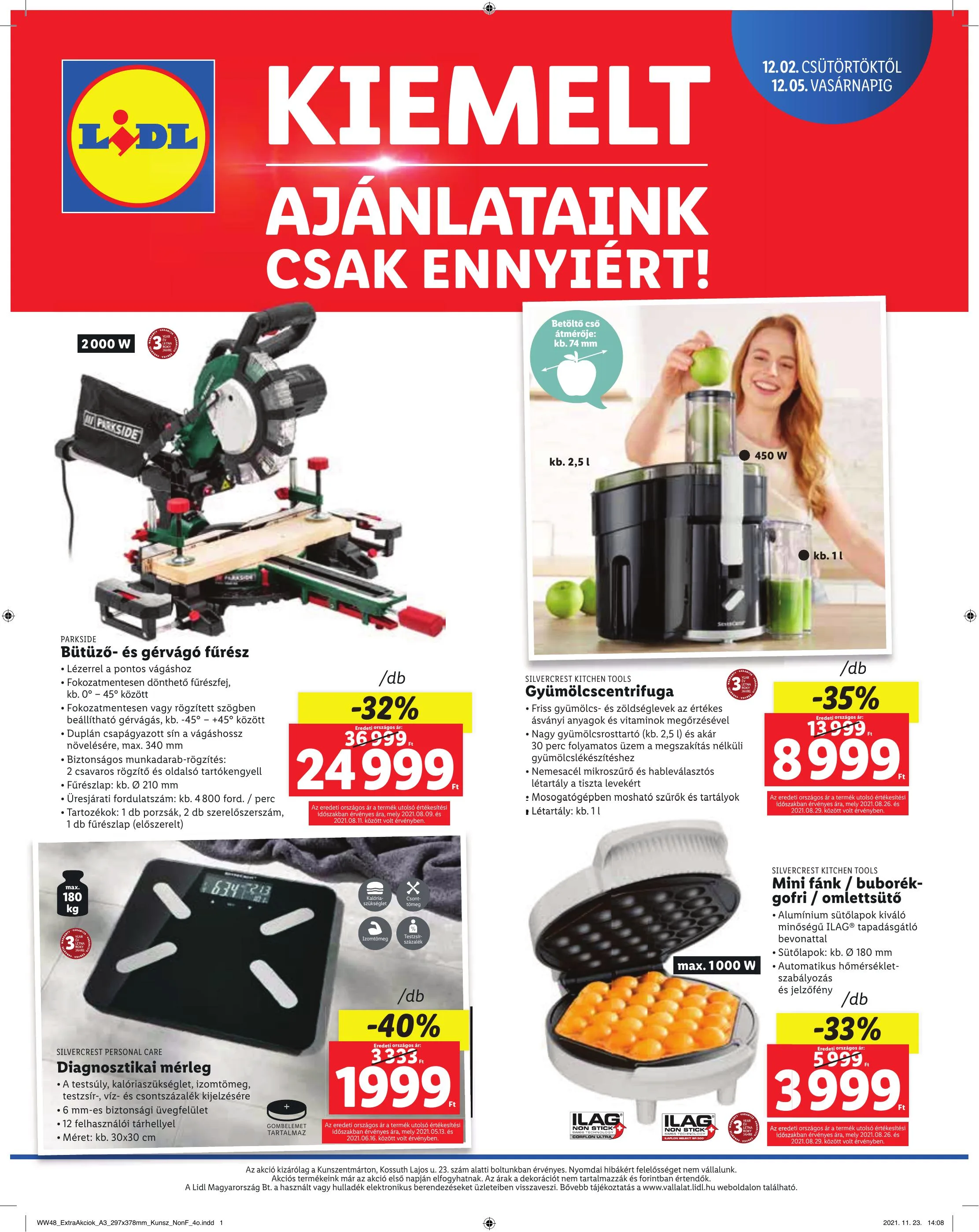Lidl akciós újság Kunszentmarton 12.02–12.05 – 4. oldal