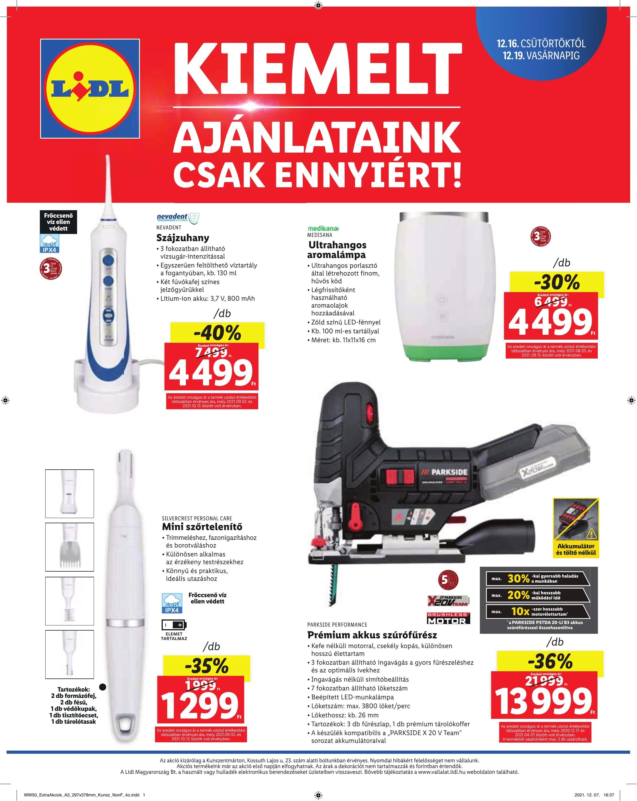 Lidl akciós újság Kunszentmarton 12.16–12.19 – 4. oldal