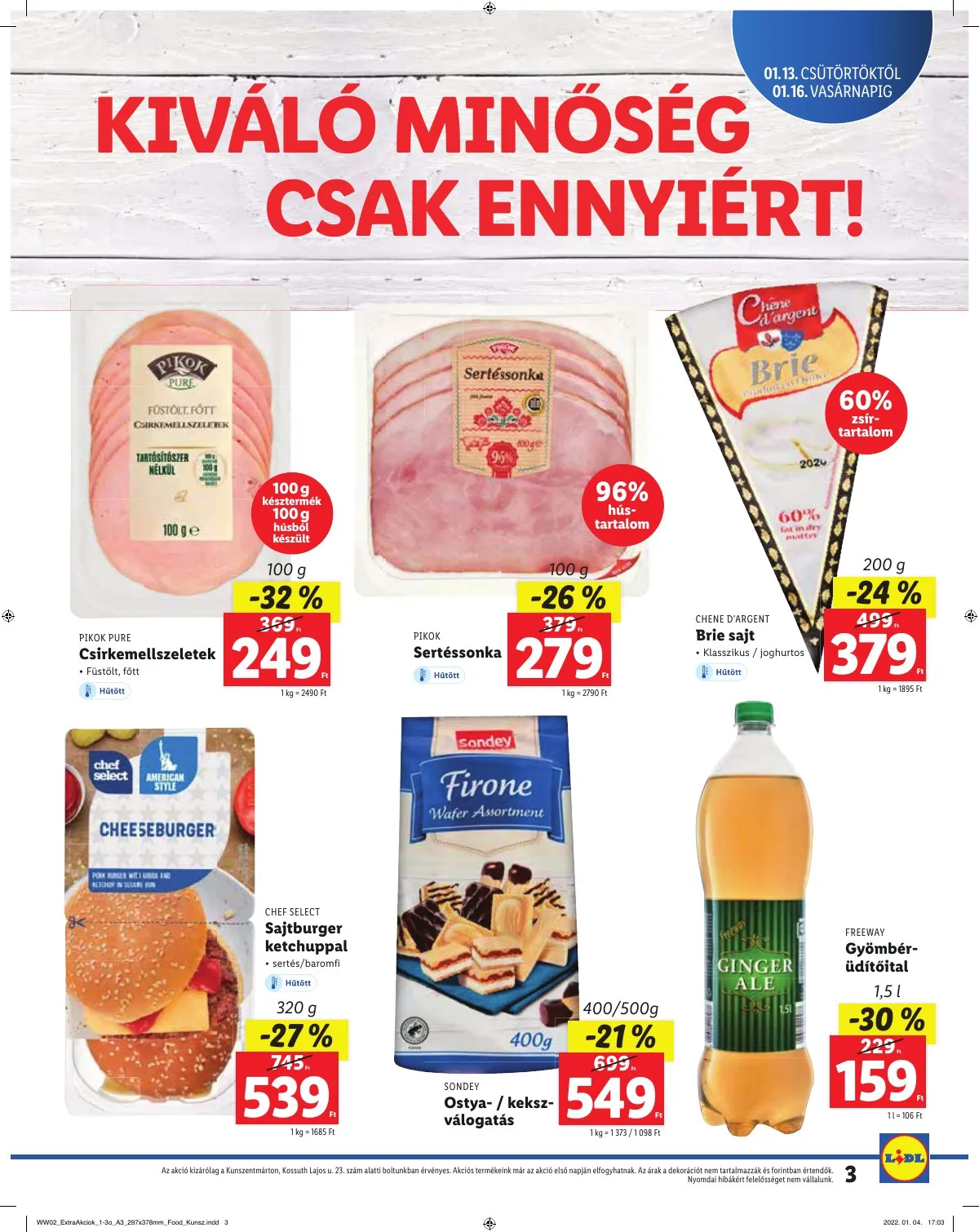 Lidl akciós újság Kunszentmarton 01.13–01.13 – 3. oldal