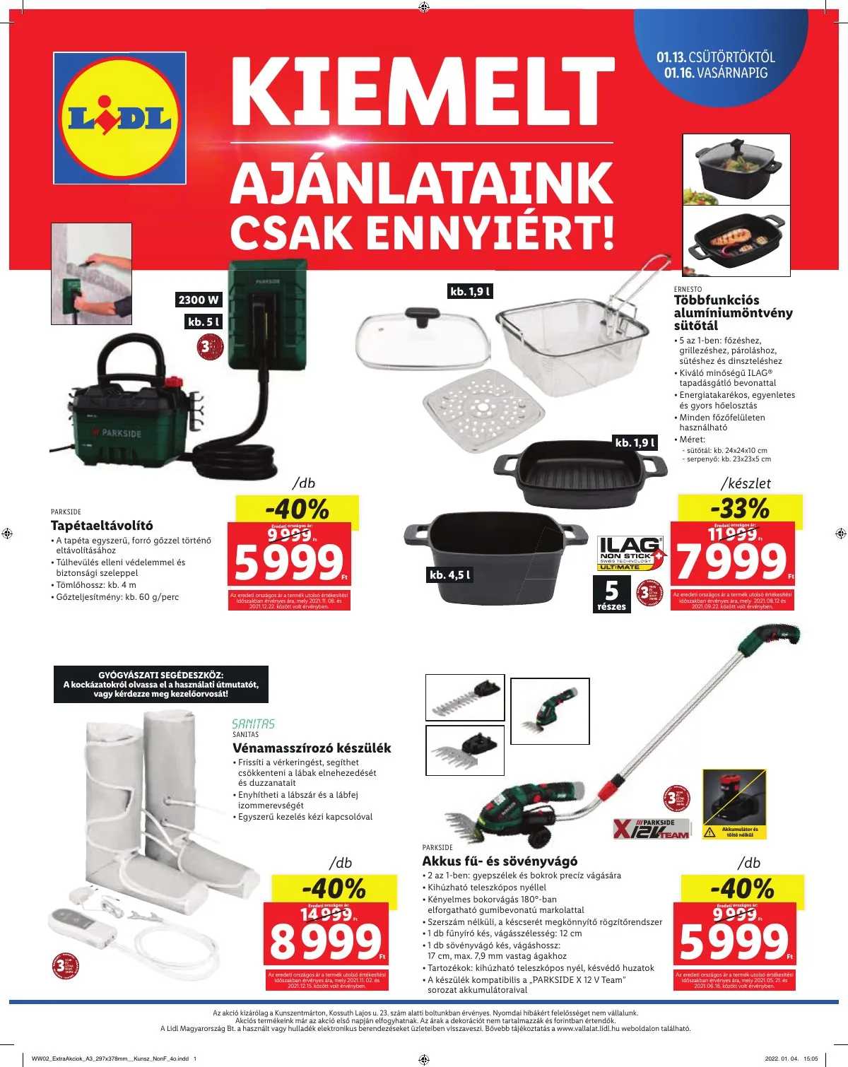 Lidl akciós újság Kunszentmarton 01.13–01.13 – 4. oldal