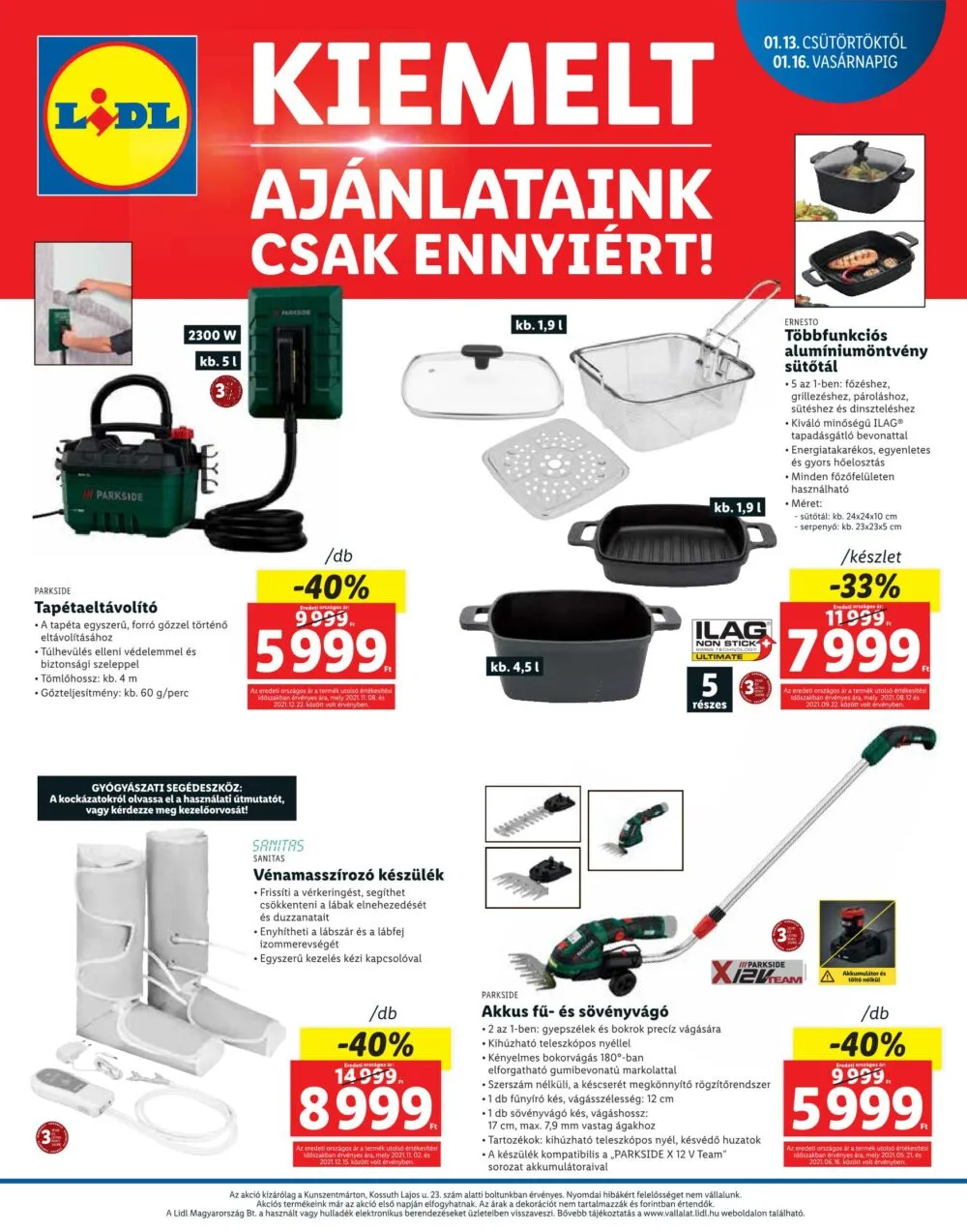 Lidl akciós újság Kunszentmarton 01.13–01.16 – 4. oldal