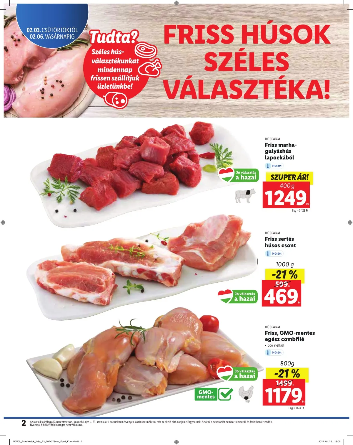 Lidl akciós újság Kunszentmarton 02.03–02.06 – 2. oldal